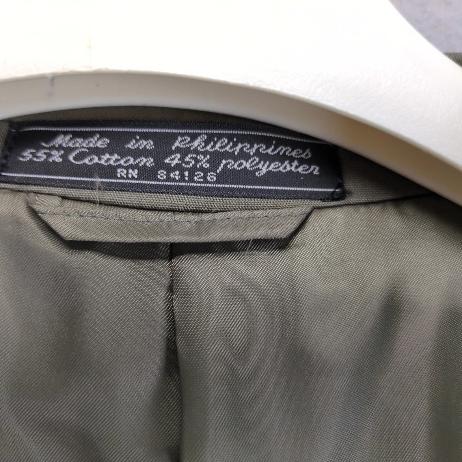 Other Jeffrey Banks Mark Perfect Poplin Taupe Blazer Men's 50L Size 50L - 5 Thumbnail