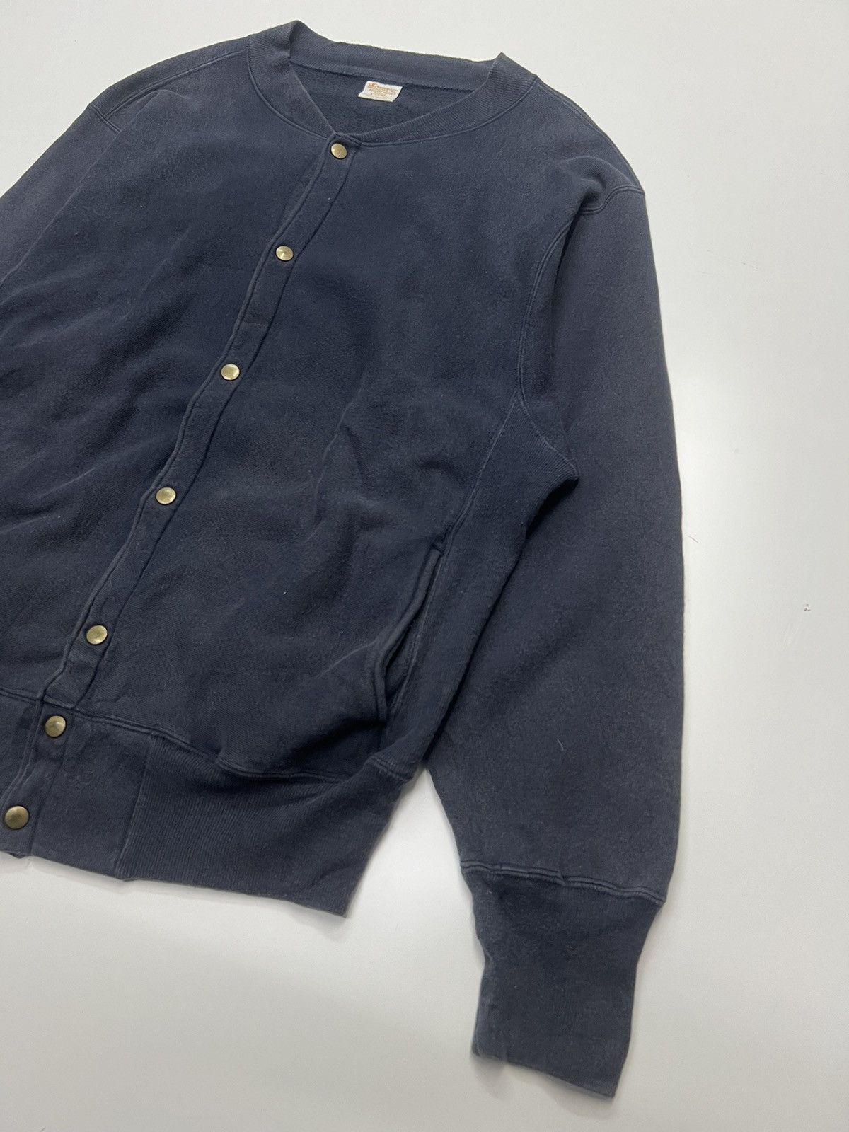 Champion × Vintage VINTAGE CHAMPION REVERSE WEAVE WARMUP SNAP BUTTON SWEATSHIRT Size US XL / EU 56 / 4 - 3 Thumbnail