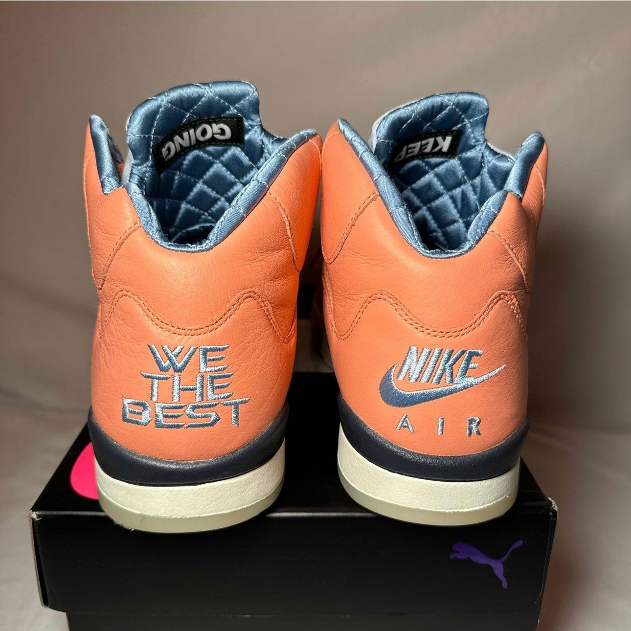 Jordan Brand × Nike DJ Khaled x Air Jordan 5 Retro We The Best - Crimson Bliss Size US 11 / EU 44 - 4 Thumbnail