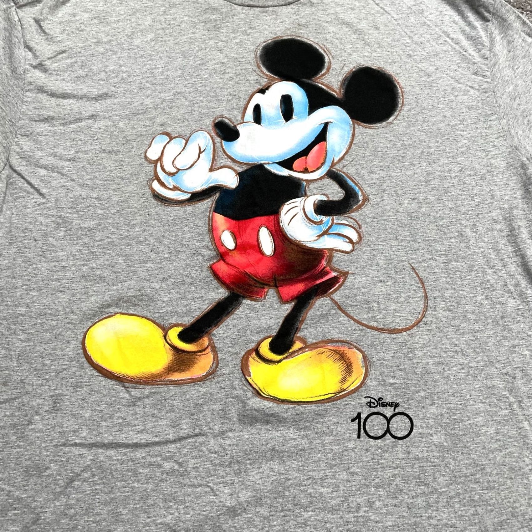 Disney Disney Mickey Mouse Graphic T-Shirt Mens XL Gray Crew Neck Short Sleeve Tee Top Size US XL / EU 56 / 4 - 5 Thumbnail