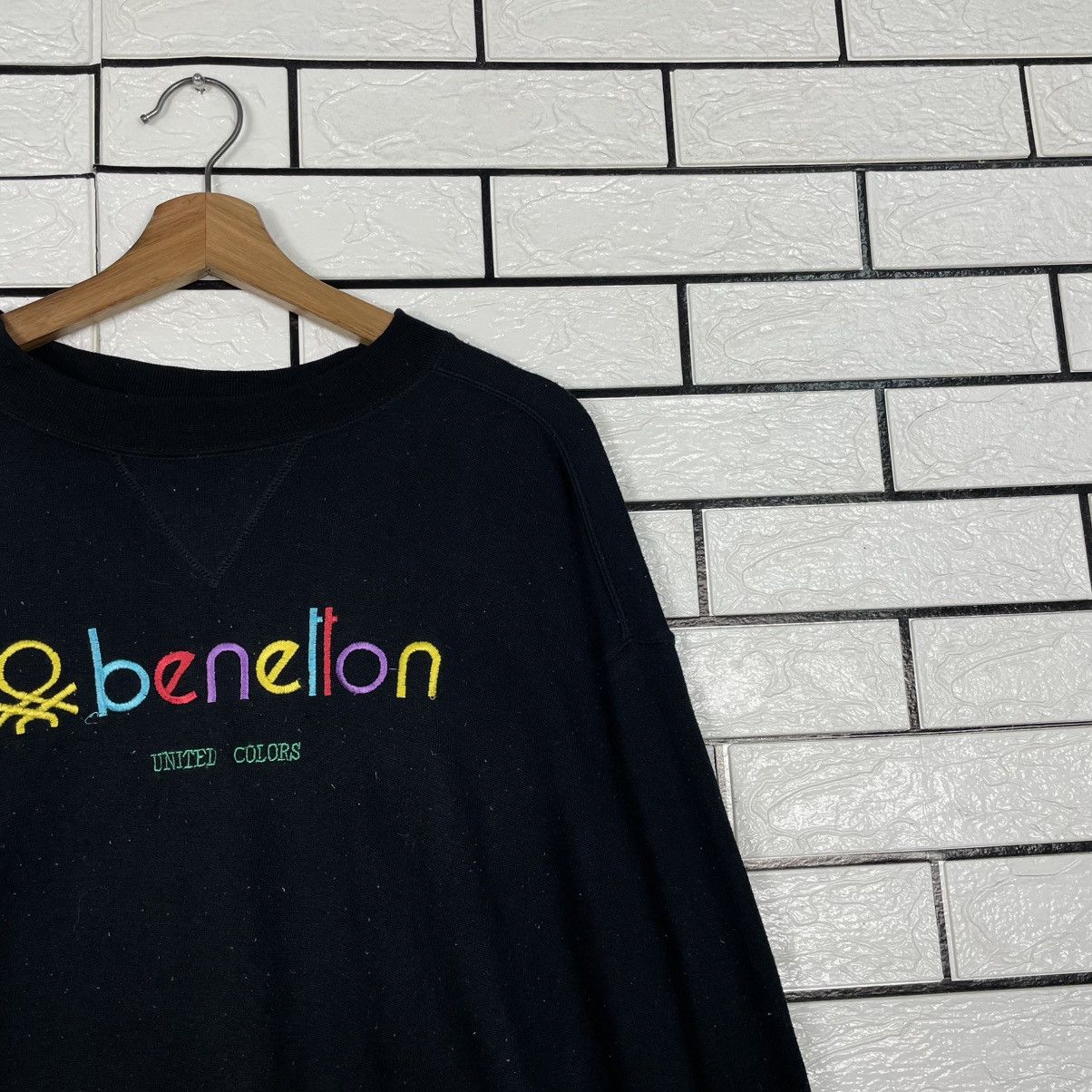United Colors Of Benetton United Colors Of Benetton Big Logo Sweatshirt Size US M / EU 48-50 / 2 - 5 Thumbnail