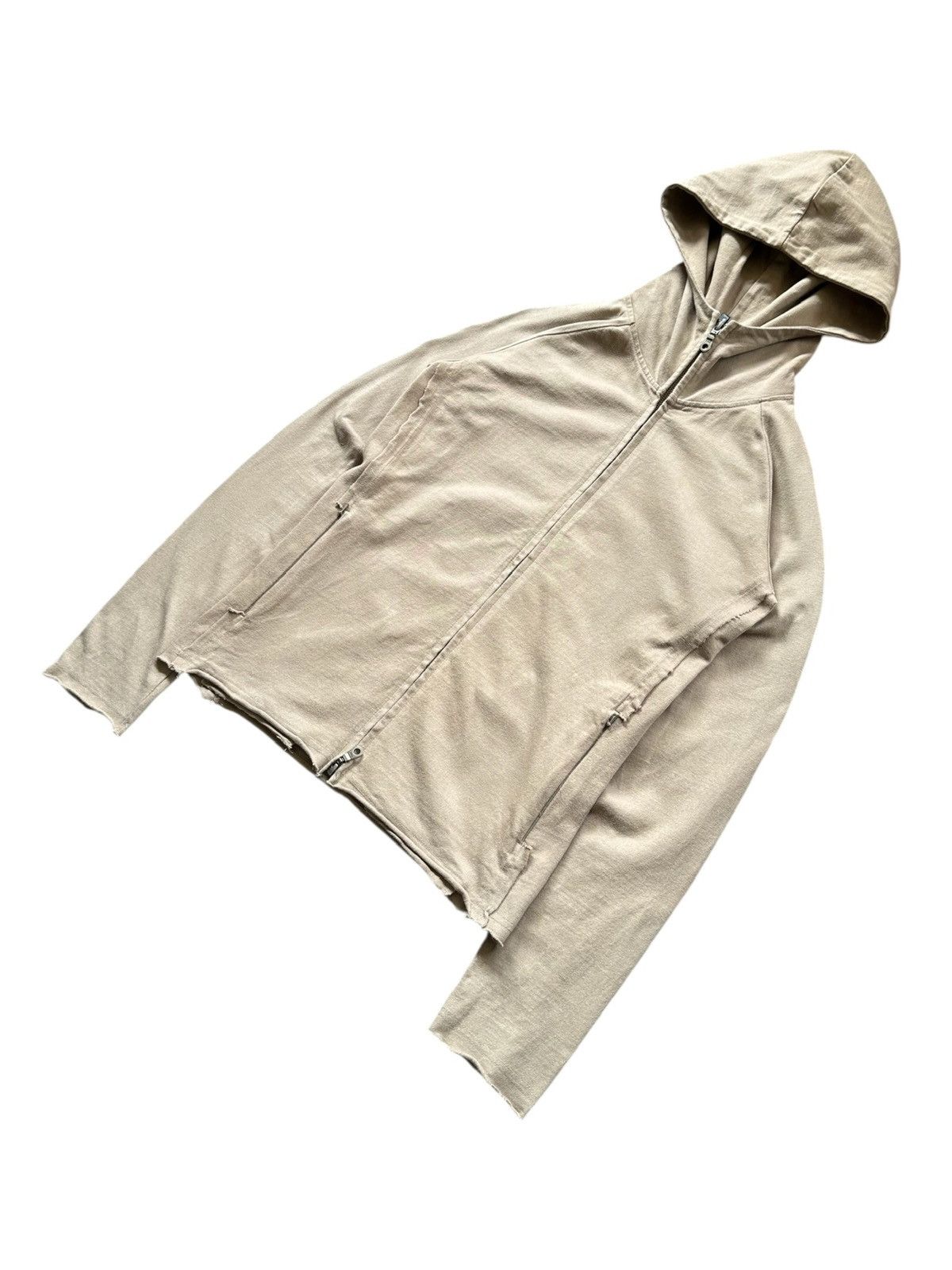 14th Addiction 00's Battalion Japan raw edge slim zipper hoodie Size US S / EU 44-46 / 1 - 4 Thumbnail