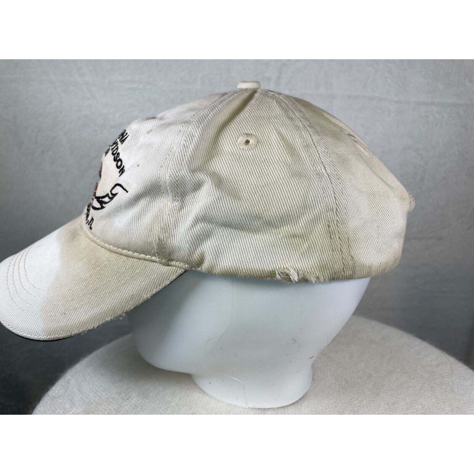Harley Davidson Harley-Davidson Daytona Beach FL Hat Embroidered (Stained) Size ONE SIZE - 4 Thumbnail