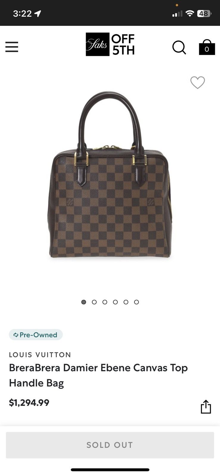 Louis Vuitton Louis Vuitton Vintage Damier Ebene Brera Mini bag Size ONE SIZE - 24 Thumbnail