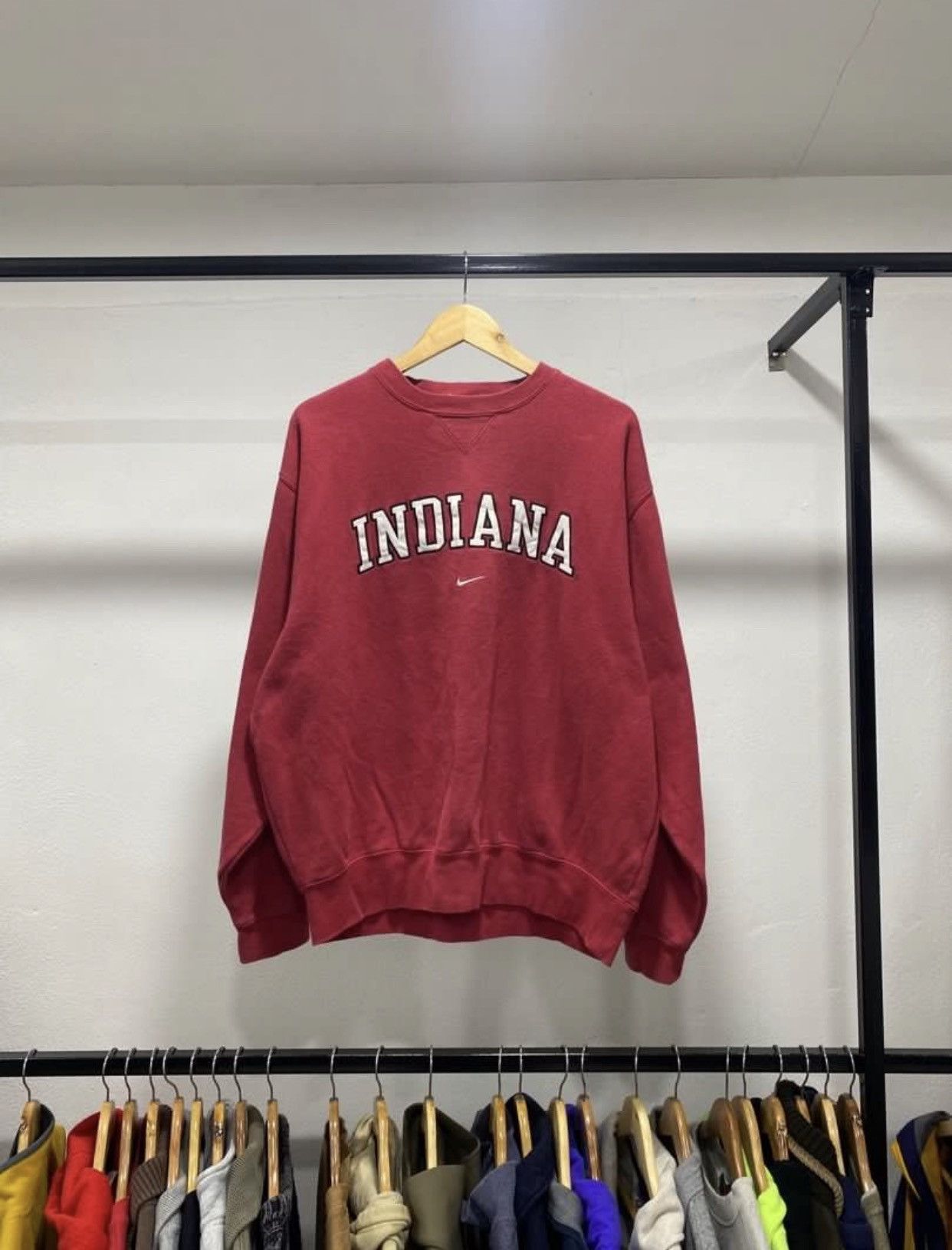 Nike 💥FINAL DROP💥 Nike Team Center Swoosh Indiana University 90s Size US M / EU 48-50 / 2 - 3 Thumbnail