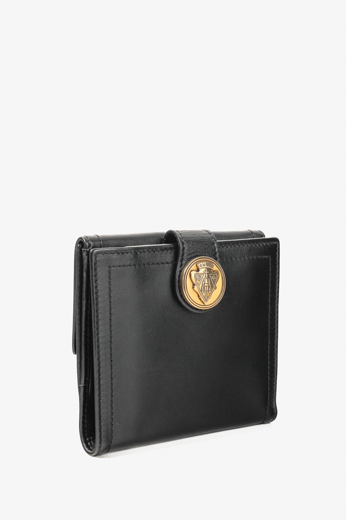 Gucci Gucci Hysteria Black Leather Gold Knight Hysteria Wallet Size ONE SIZE - 2 Thumbnail