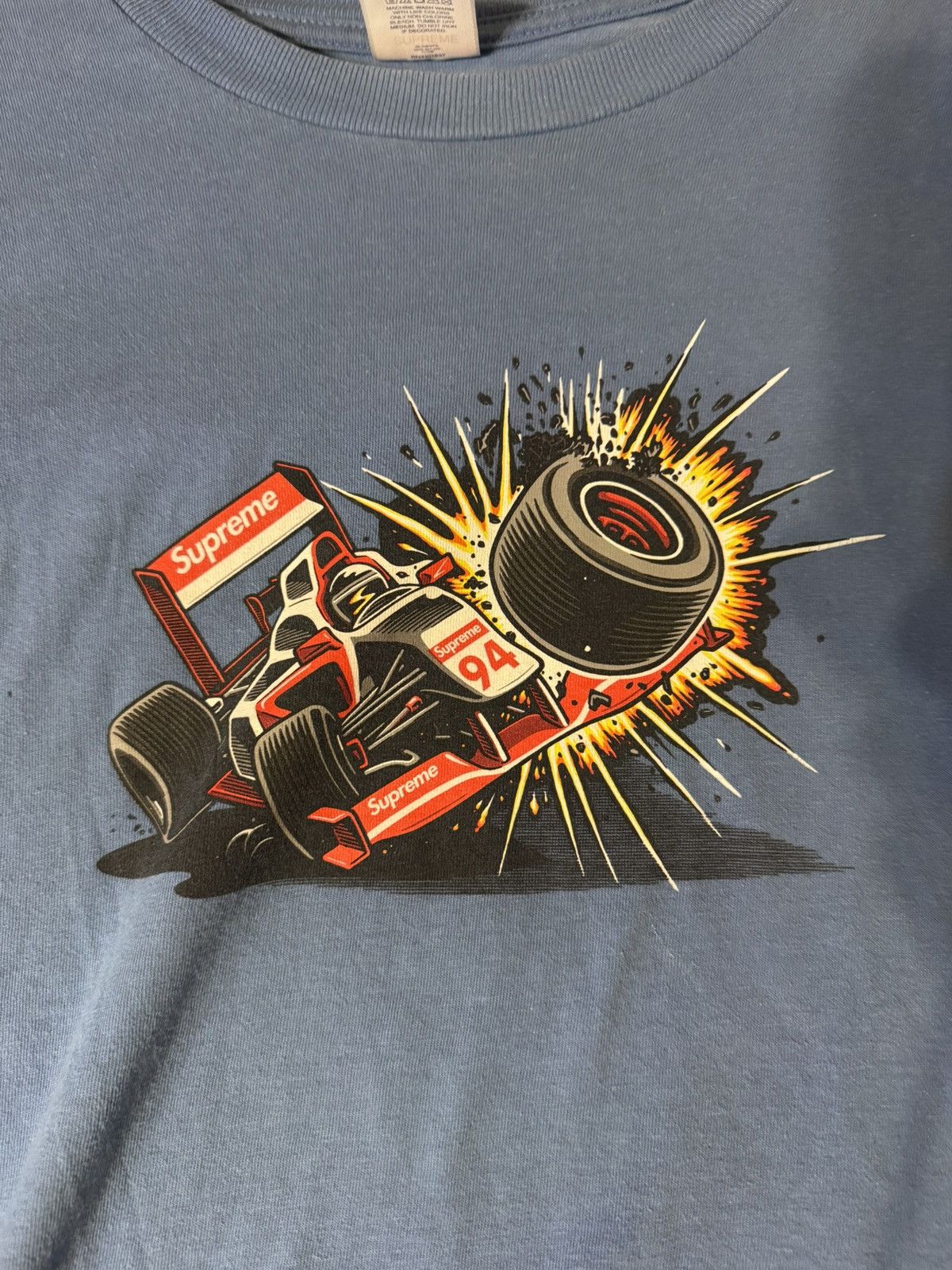 Supreme Supreme Crash Tee Size US M / EU 48-50 / 2 - 2 Thumbnail