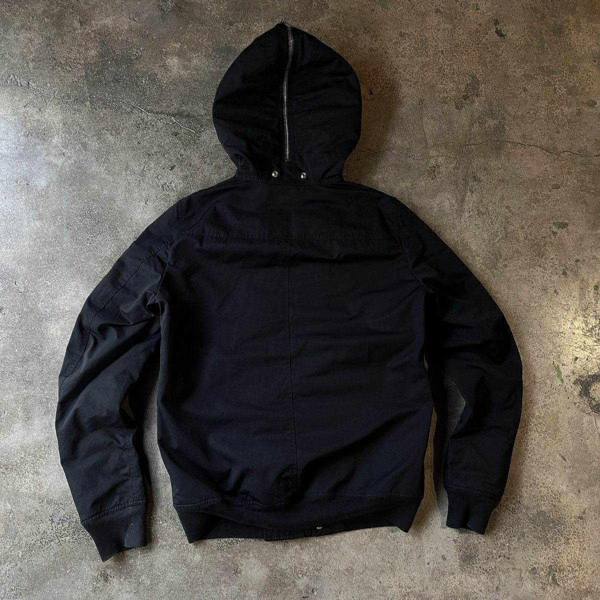 Rick Owens Drkshdw Rick Owens DRKSHDW Hooded Flight Bomber Jacket Size US M / EU 48-50 / 2 - 9 Thumbnail