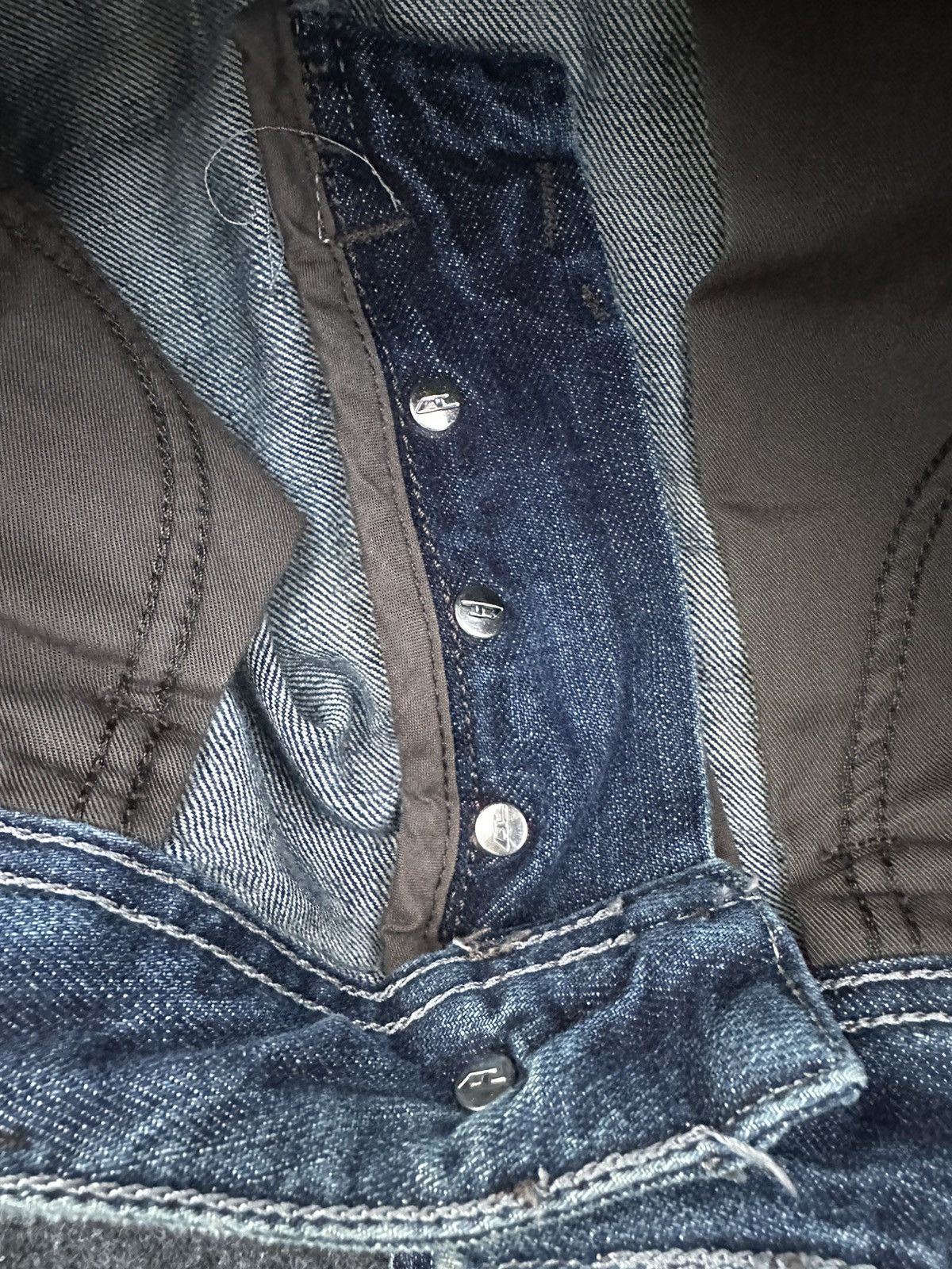 Diesel Vintage Diesel Italy Safado Distressed Denim 29x30 D6 Size US 29 - 13 Thumbnail