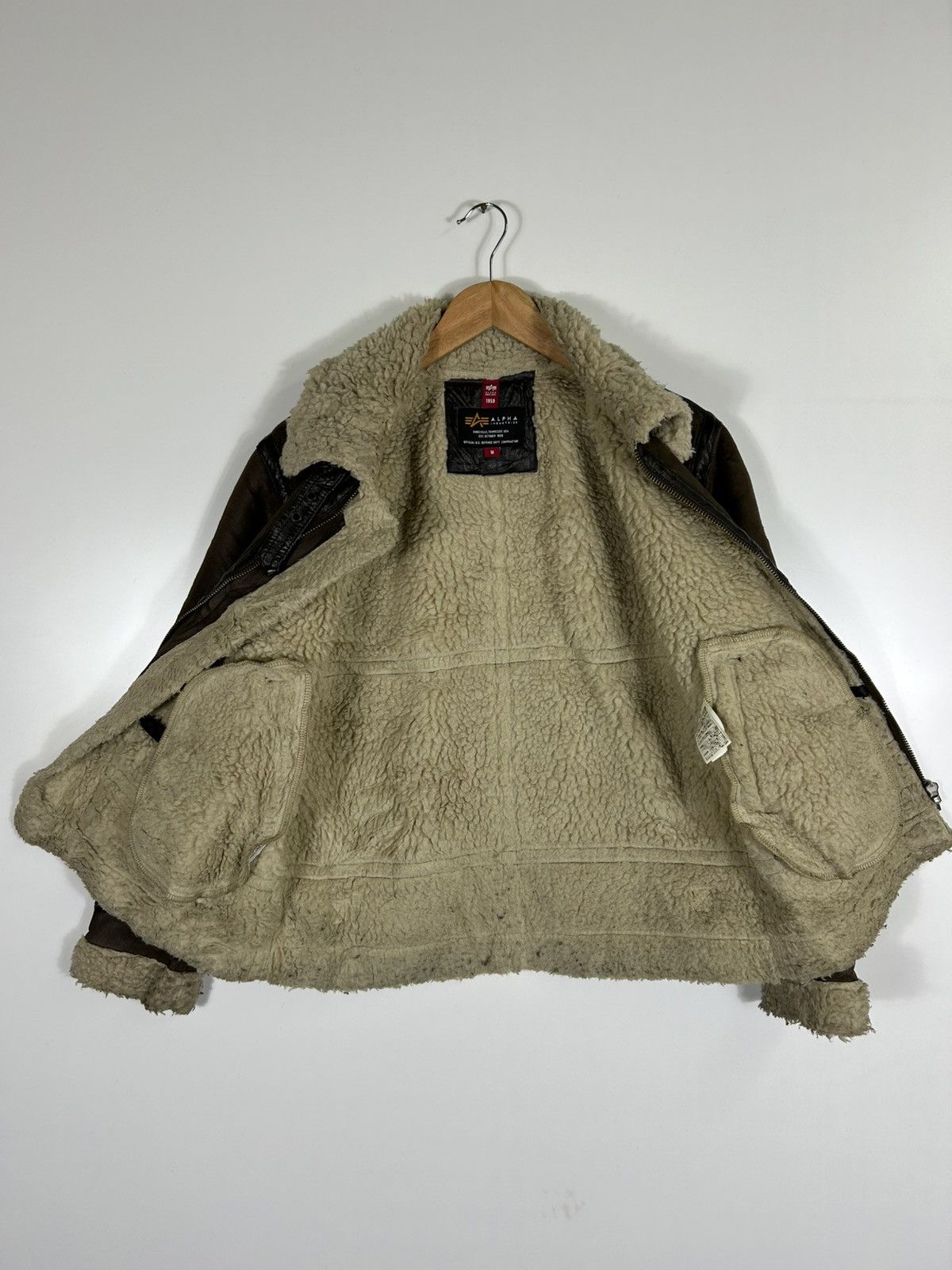 Alpha Industries ⚡️Vintage Y2K Alpha Industries B3 Style Jacket Size US M / EU 48-50 / 2 - 9 Thumbnail