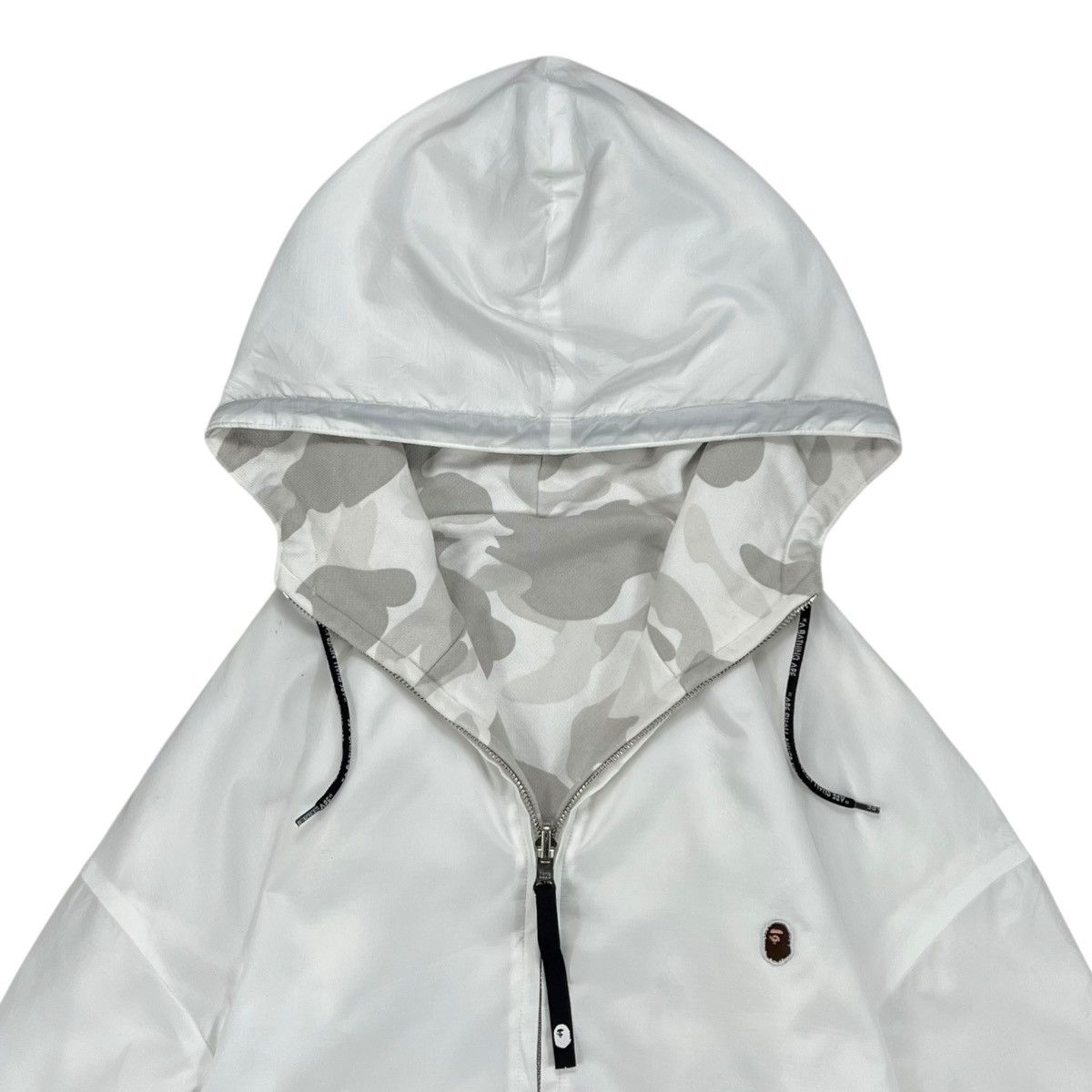 Bape BAPE WHITE CAMOUFLAGE 2 WAY HOODIE Size US M / EU 48-50 / 2 - 18 Thumbnail