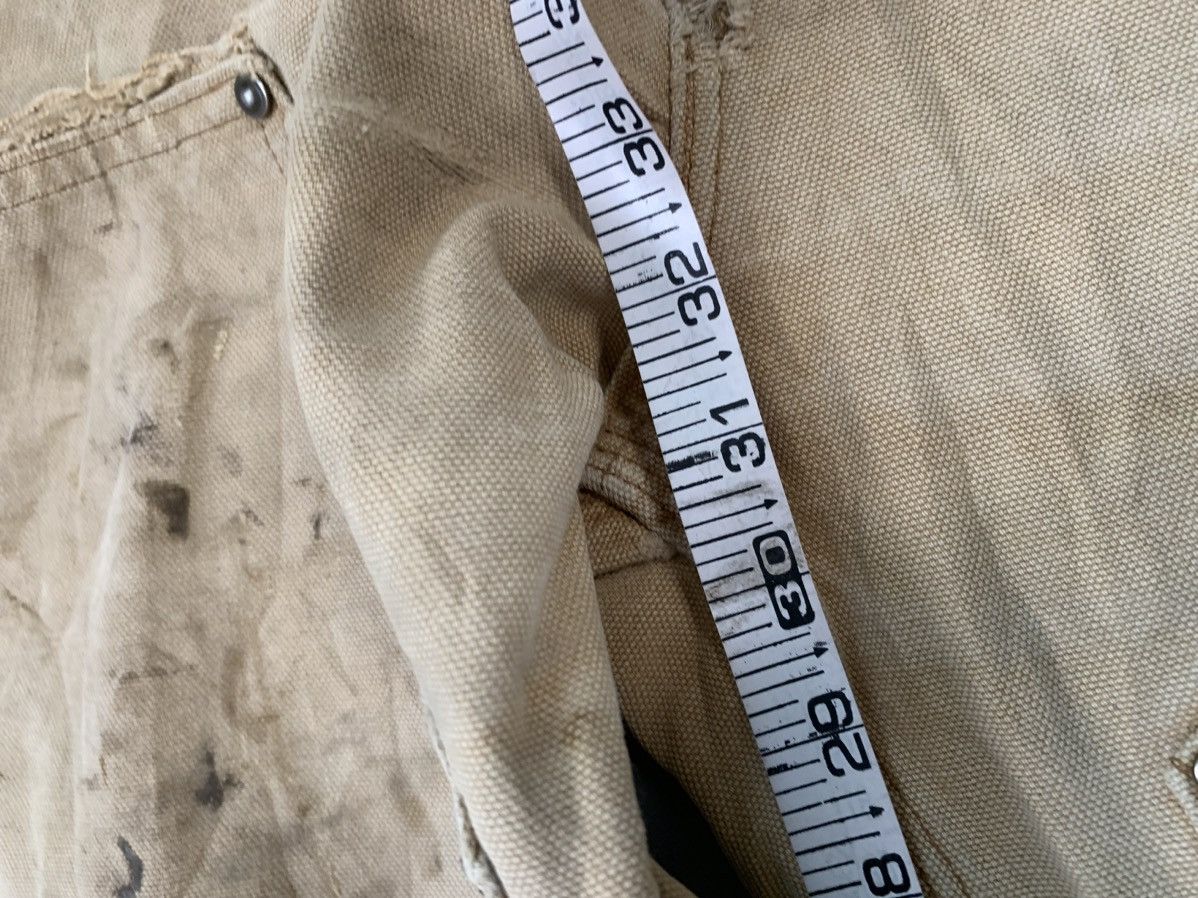 Carhartt Vintage Carharttt B01 BRN sun-fade double knee workwear Size US 32 / EU 48 - 14 Thumbnail