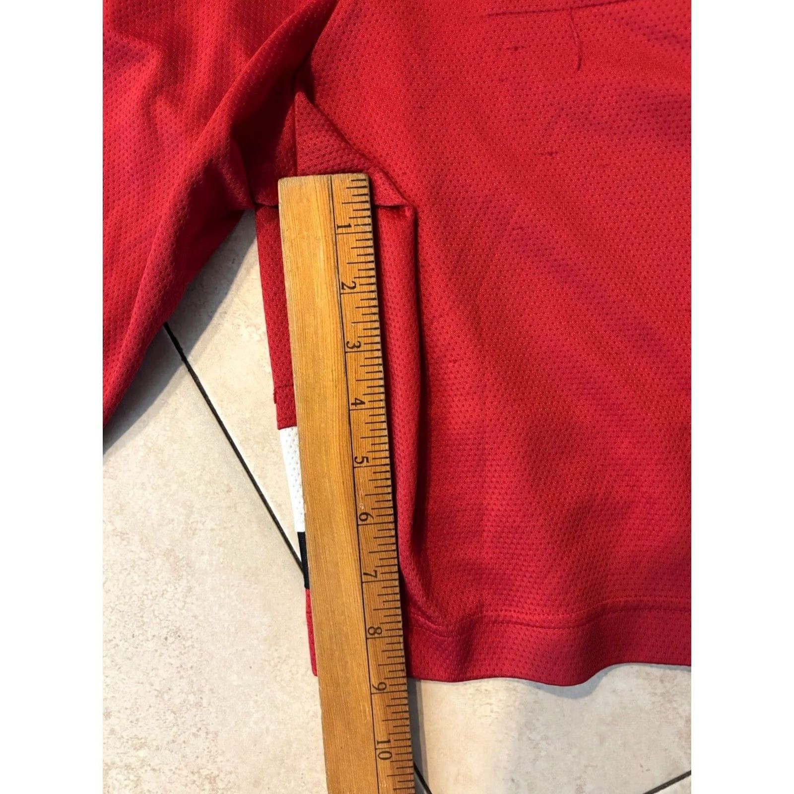 Nike Vintage Y2K Nik Shorts Mens Size M Red Basketball Shimmer Dazzle 4680 Size US 31 - 8 Thumbnail