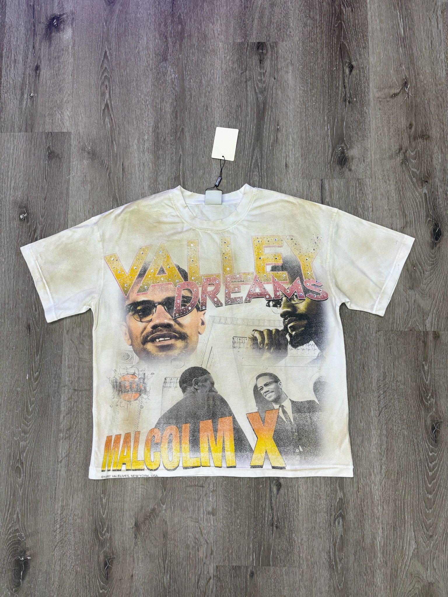Vale Vale Forever "By Any Means Bling Tee" (Dirty White) Size US S / EU 44-46 / 1 - 1 Thumbnail