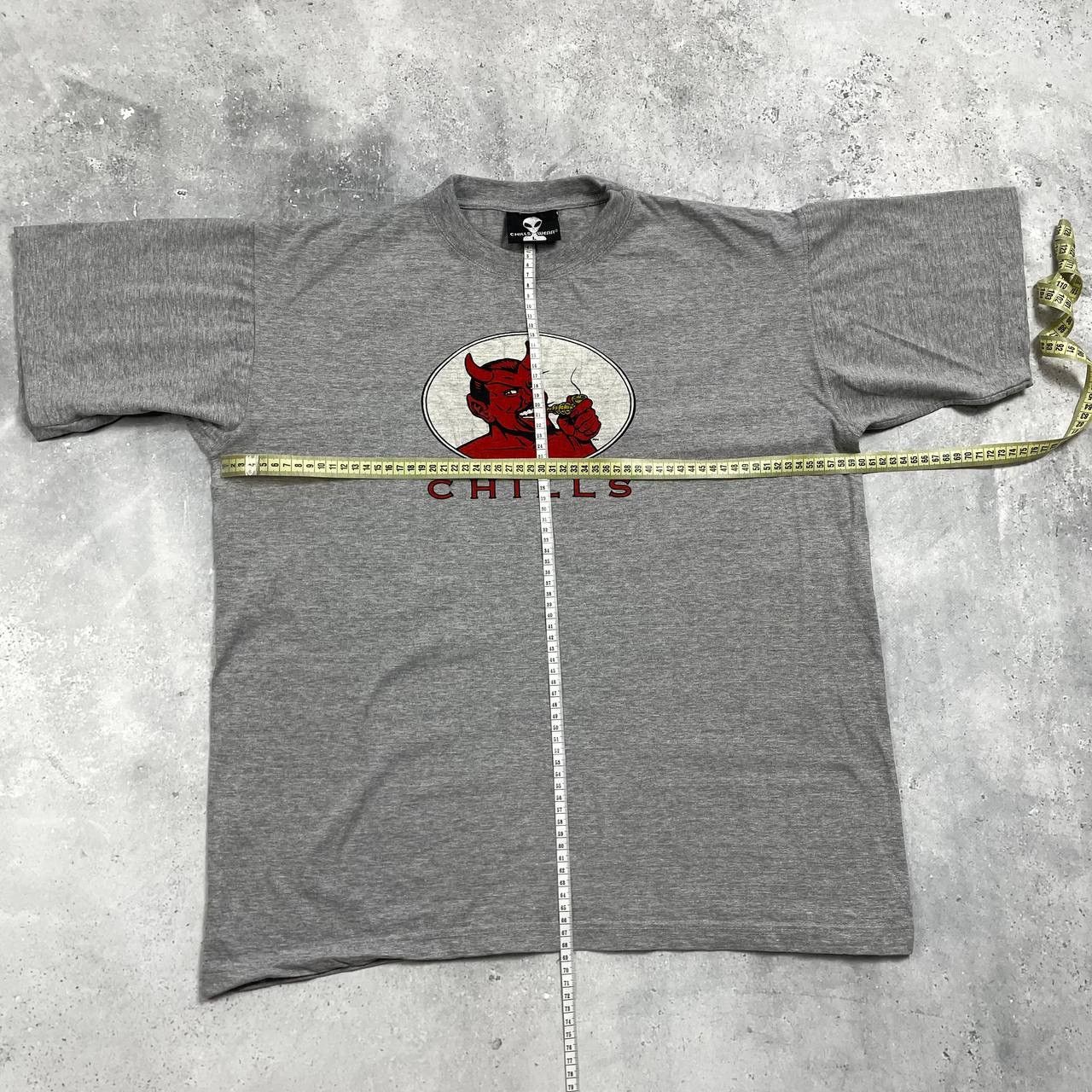 Alien Workshop Vintage 90s Chills Wear Devil Alien Skateboard T Shirt Gray Size US L / EU 52-54 / 3 - 3 Thumbnail