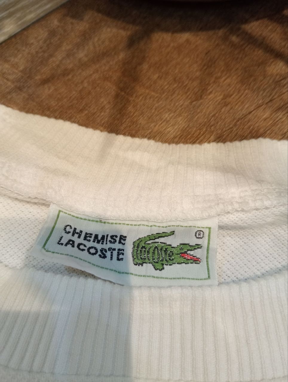Lacoste LACOSTE BIG LOGO SWEATSHIRT - SIZE 4 WHITE Size US M / EU 48-50 / 2 - 6 Thumbnail
