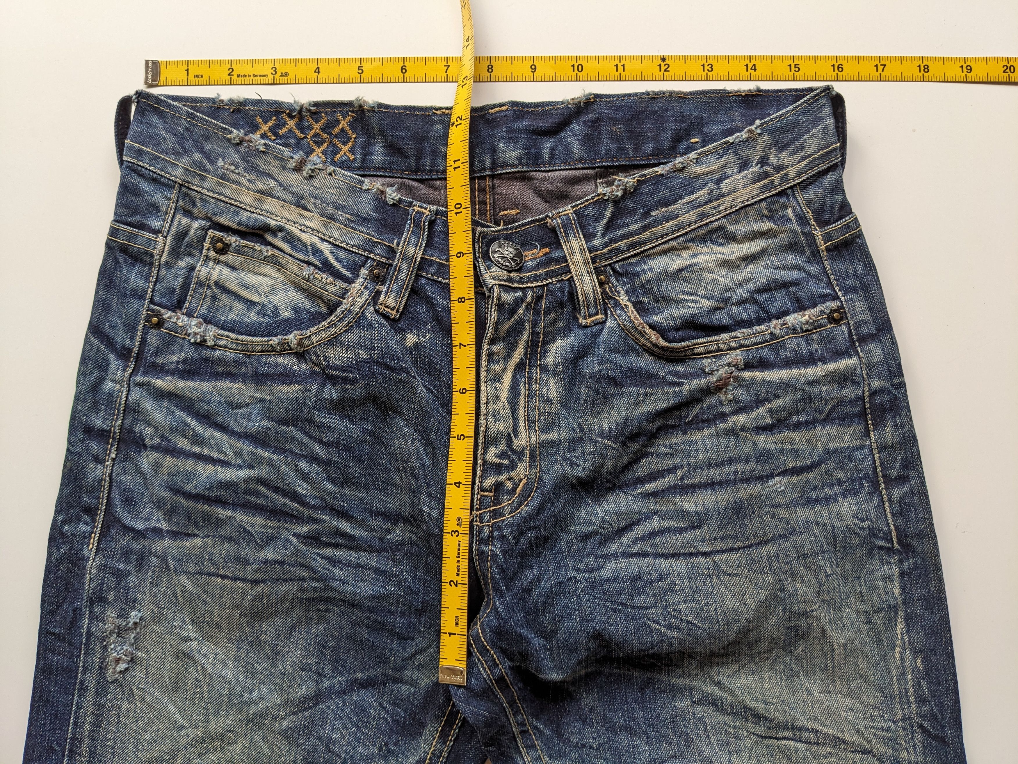 If Six Was Nine × Japanese Brand 2#1 jeans wrinkle faded jeans Size US 32 / EU 48 - 7 Thumbnail