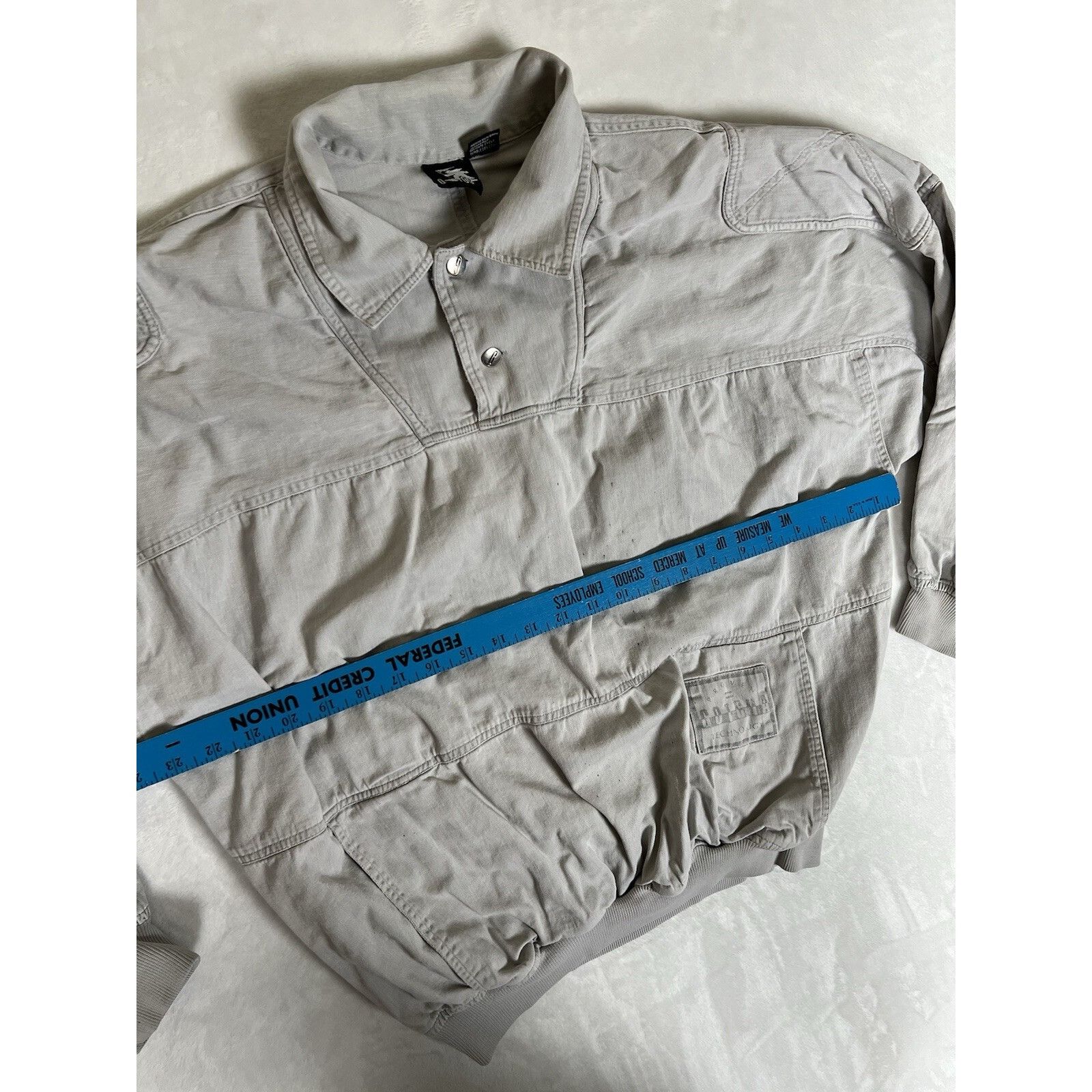 Gotcha Vintage Gotcha Jacket Size Medium Gray Collared 90s Surf Ska Size US M / EU 48-50 / 2 - 10 Thumbnail