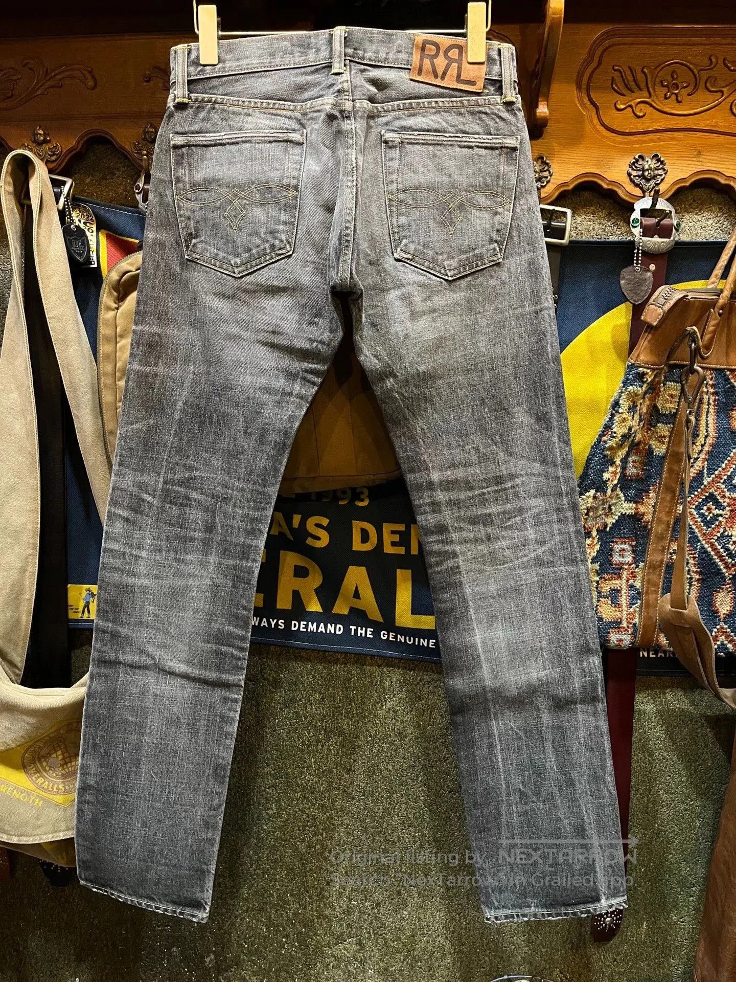 RRL Ralph Lauren vintage straight leg denim jeans by RRL. Size US 29 - 2 Thumbnail