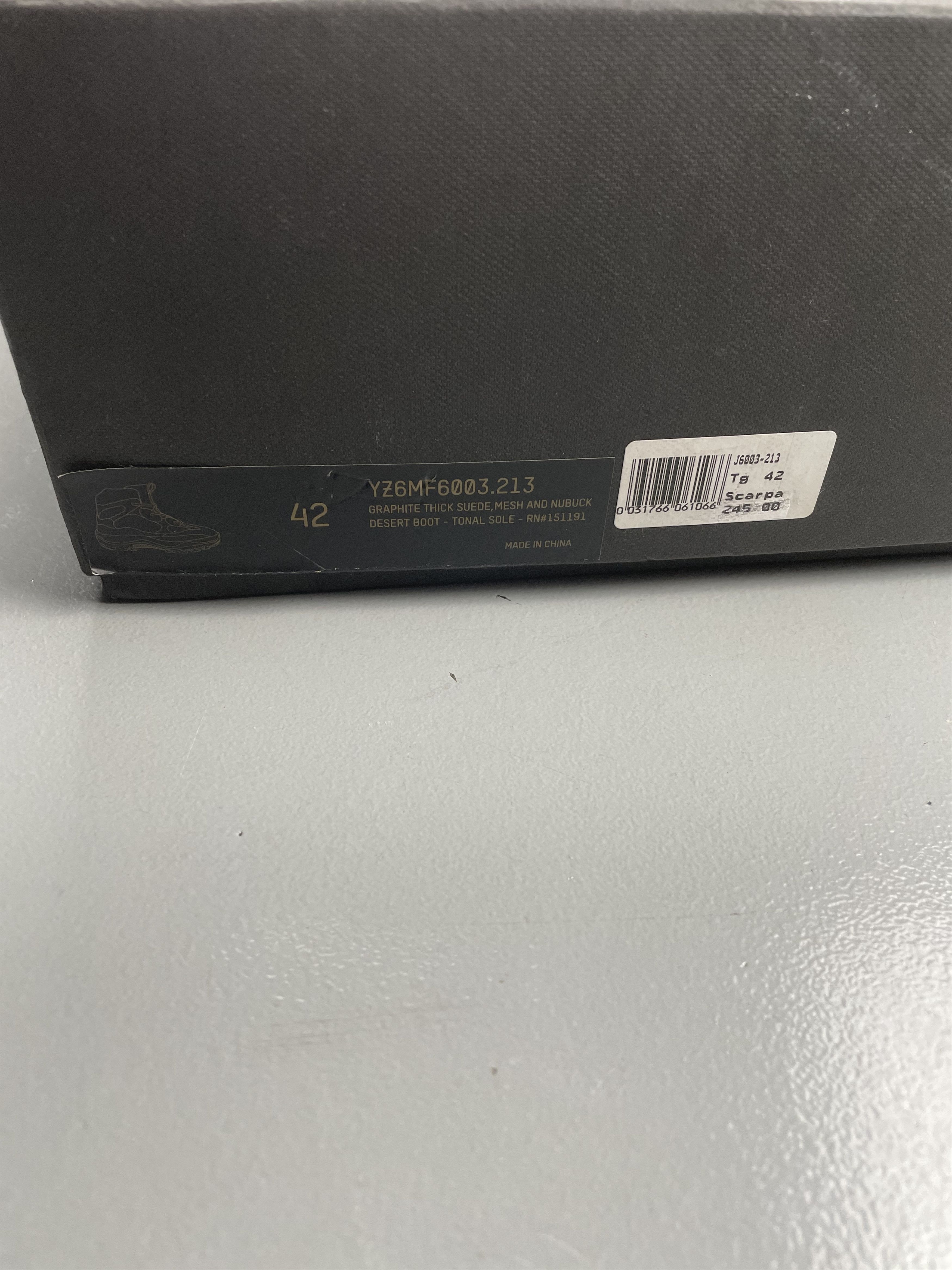Yeezy YEEZY Season 6 Graphite Desert Boots - size 42 Size US 8.5 / EU 41-42 - 16 Thumbnail