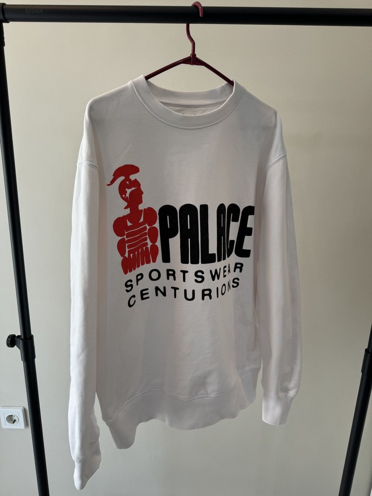 Palace × Umbro Palace x Umbro Warm Up Crew (White) | Grailed