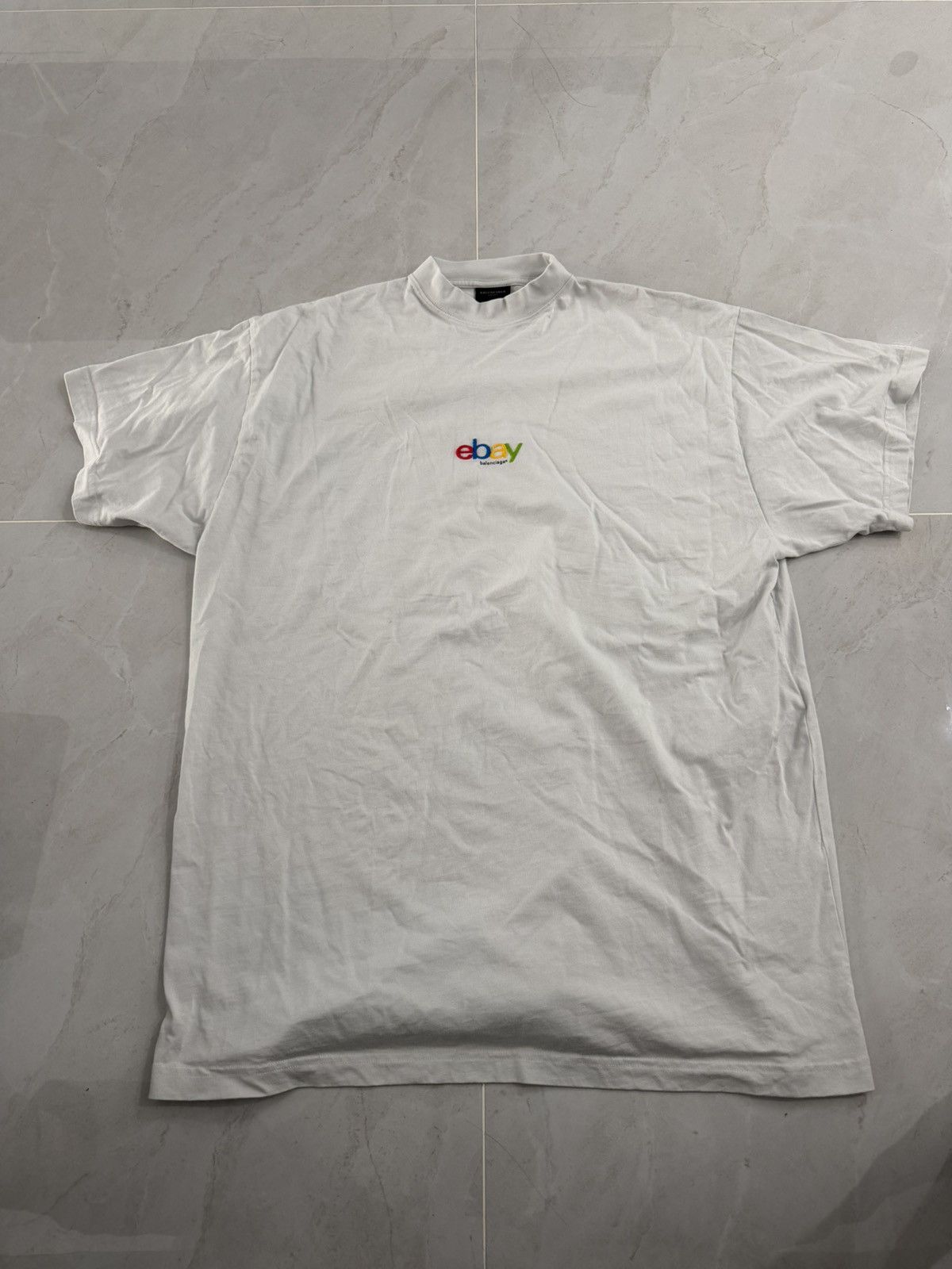 Balenciaga Balenciaga Ebay Oversized Logo Tshirt Sz.3 Size US L / EU 52-54 / 3 - 1 Thumbnail