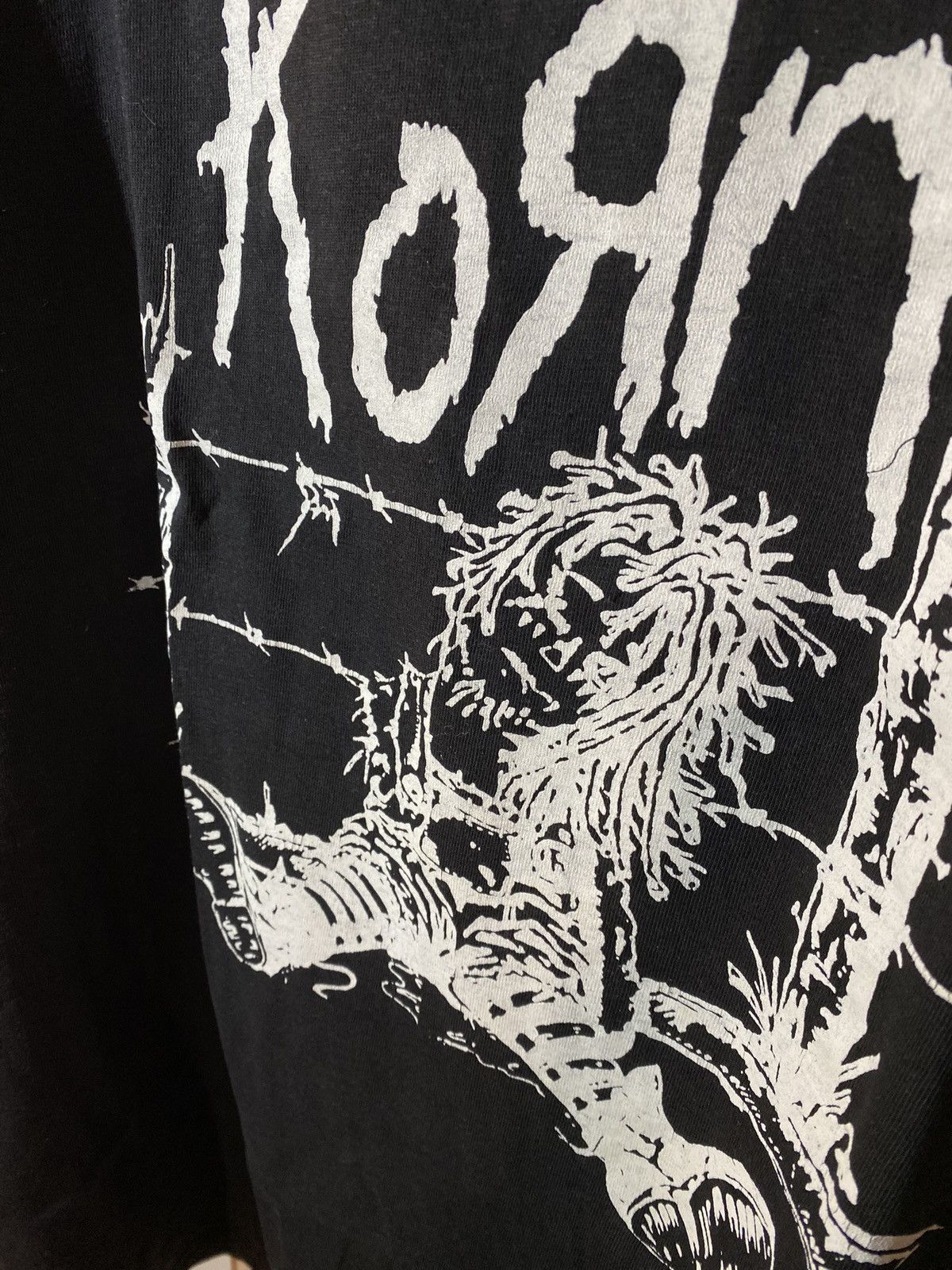 Band Tees × Vintage Vintage Korn Shirt 90s barbed wire dolls Size US XL / EU 56 / 4 - 4 Thumbnail