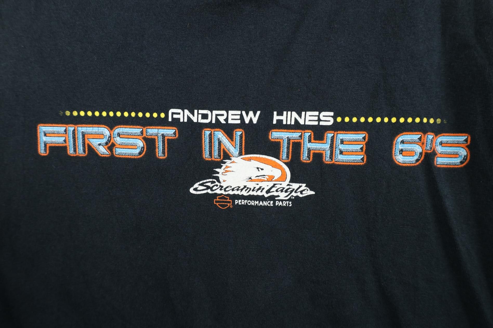 Harley Davidson Vintage Y2K 2005 Harley Davidson Motorcycle Racing T-Shirt Size US L / EU 52-54 / 3 - 5 Thumbnail