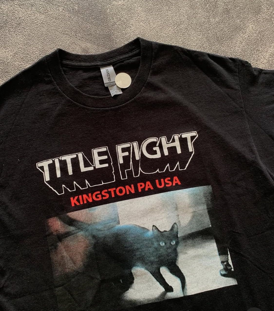 Band Tees Title Fight Kingston Pa Usa Black Tee Size US M / EU 48-50 / 2 - 2 Thumbnail