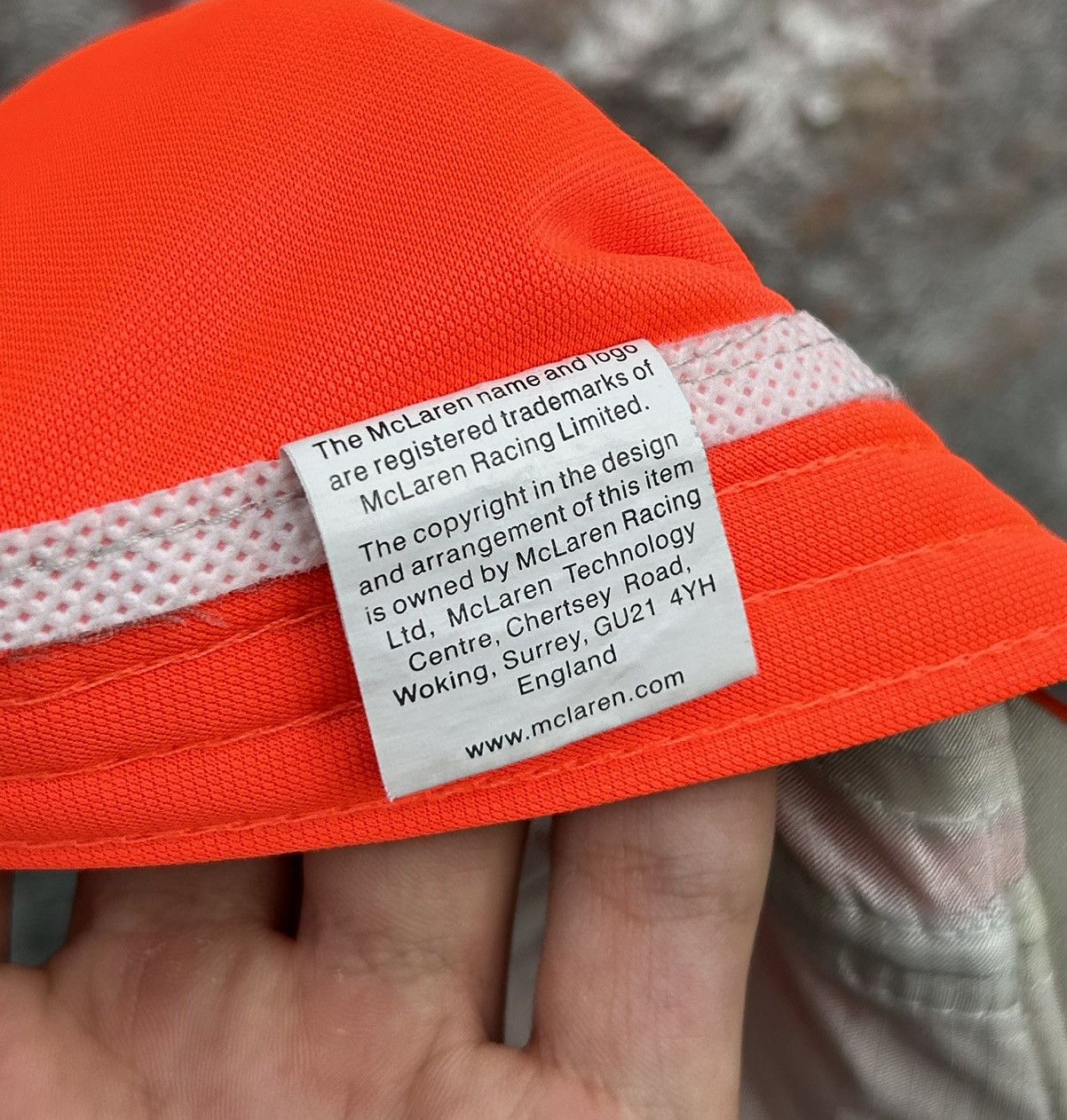 Malcolm McLaren × Mercedes-Benz Mercedes McLaren Vodafone F-1 Racing Nylon 5 Panel Cap Size ONE SIZE - 14 Thumbnail