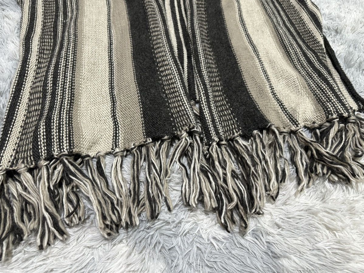 GOA 🔥Y2K Archived Goa Fringed Knitted Poncho Capes Size US XL / EU 56 / 4 - 5 Thumbnail