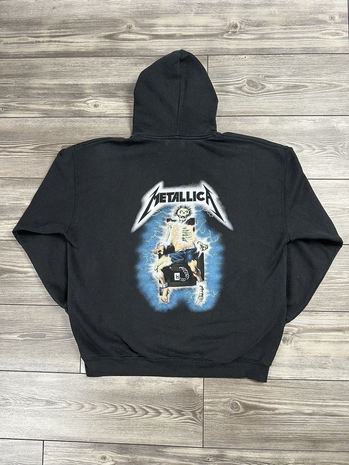 Band Tees Vintage Metallica Ride The Lightning Hoodie Size US XL / EU 56 / 4 - 2 Thumbnail