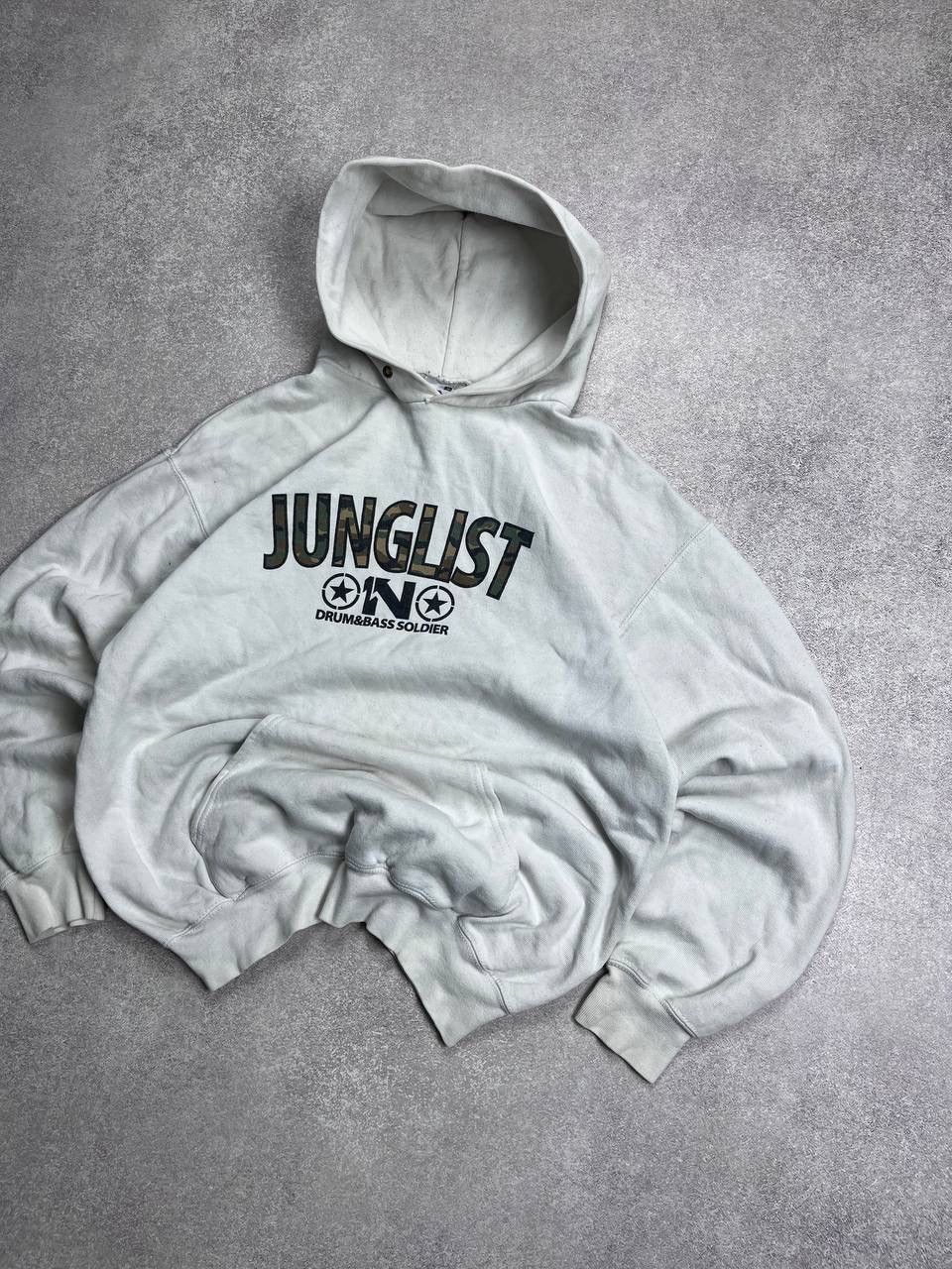 Japanese Brand Vintage Junglist Drum&Bass Boxy Archival Hoodie M Size US M / EU 48-50 / 2 - 2 Thumbnail