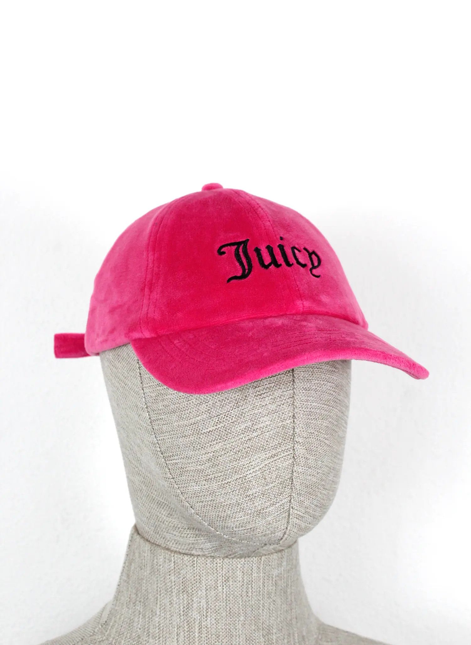 Juicy Couture Jeans Juicy Couture Logo Pink Velour Cap Y2K Style Size ONE SIZE - 1 Thumbnail