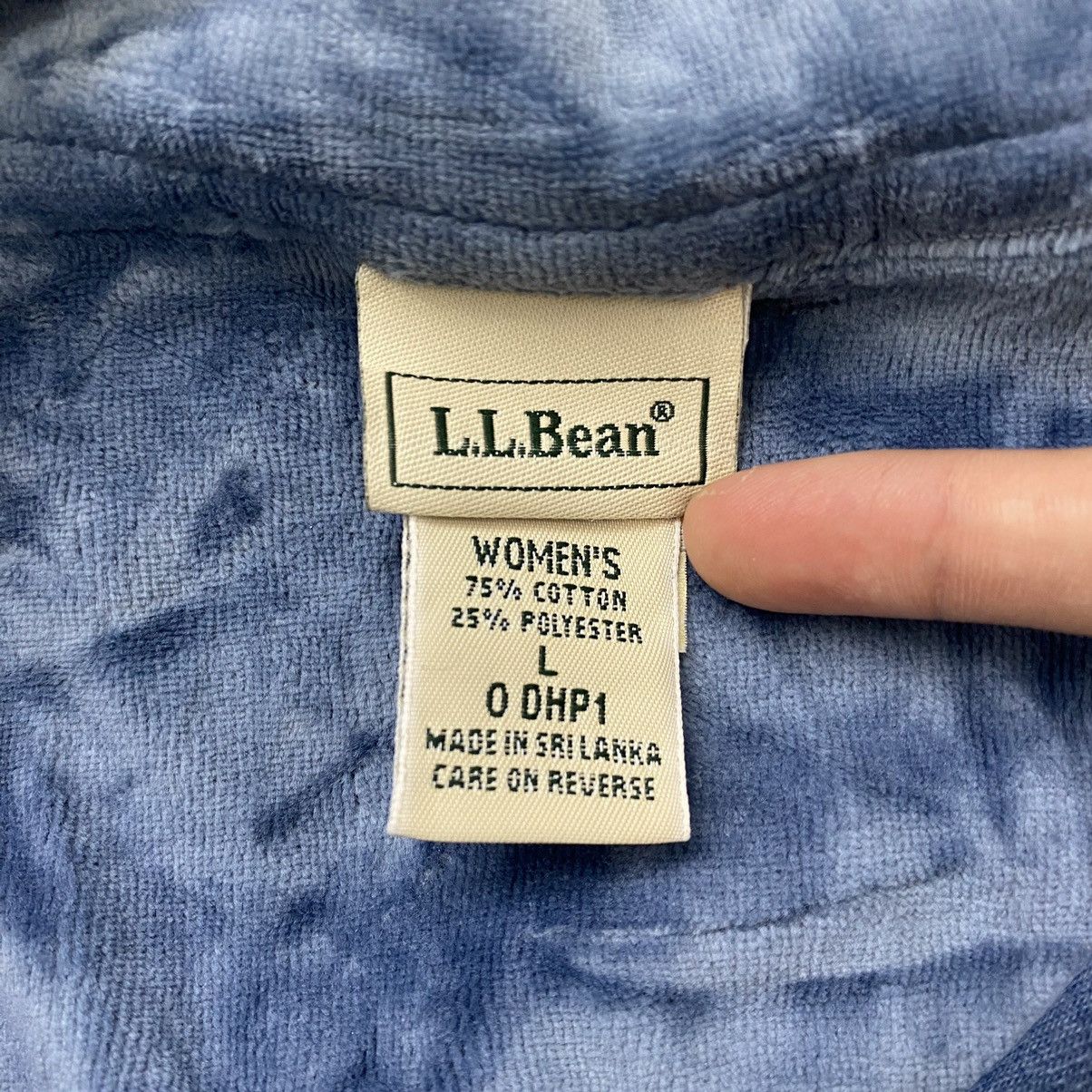 L.L. Bean LL BEAN USA Button Up Velvet Blue Collar Shirt Size US L / EU 52-54 / 3 - 3 Thumbnail