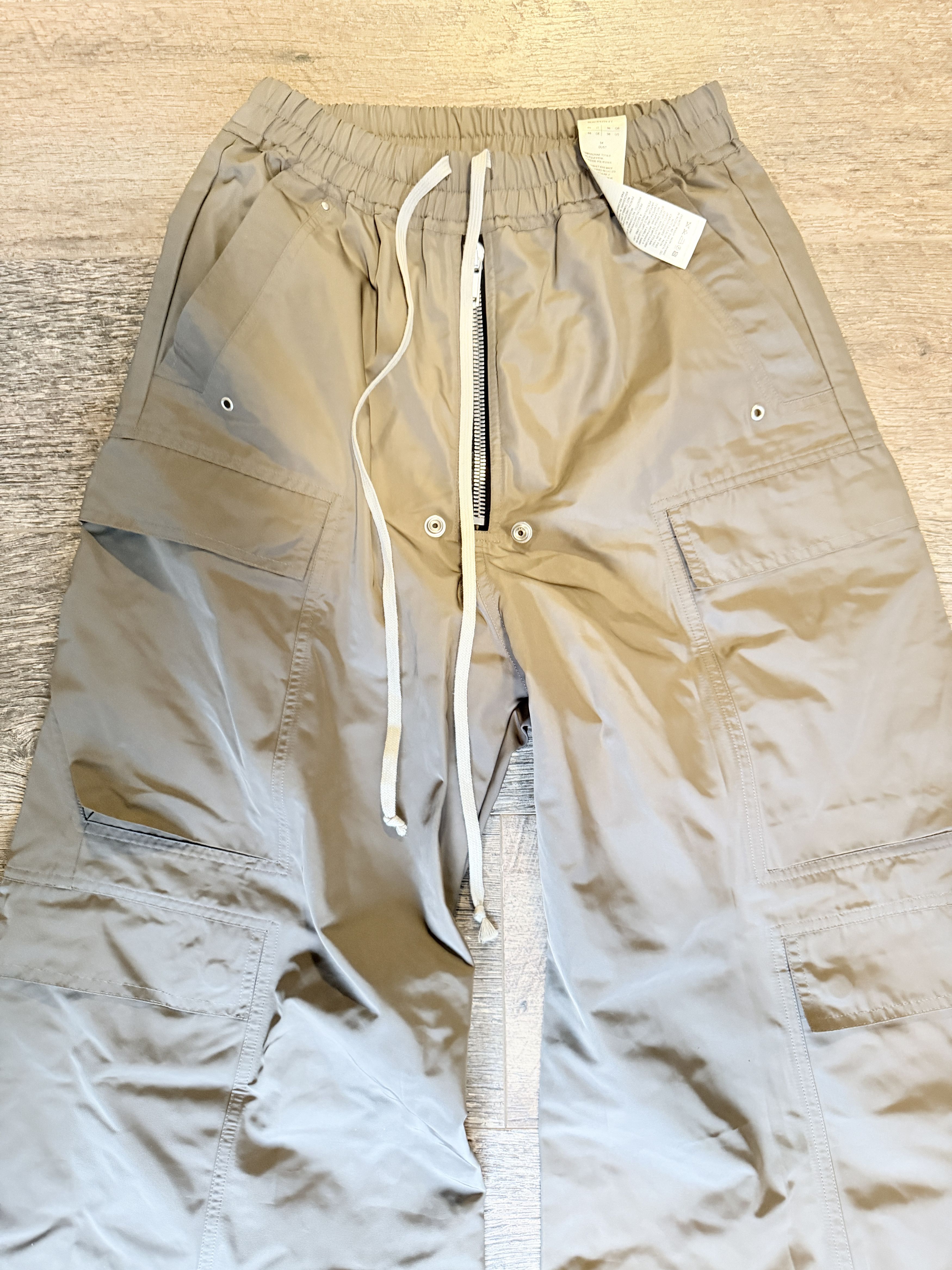 Rick Owens Drkshdw Rick Owens DRKSHDW Cargobelas Woven Pants Size US 36 / EU 52 - 2 Thumbnail