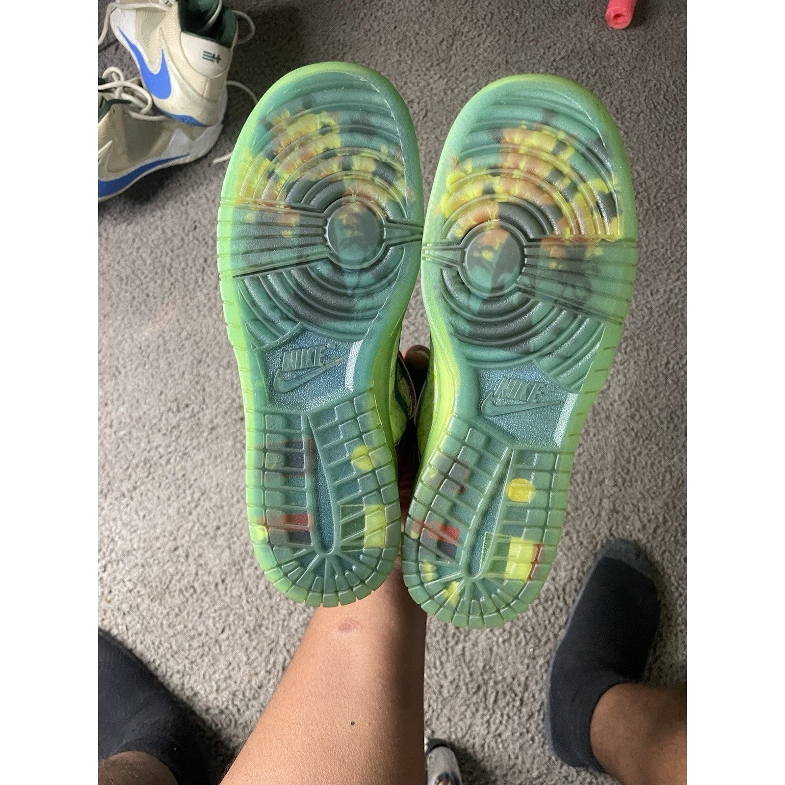 Nike Size 7y- Rare Nike Dunk Hi Skinny Doernbecher Women's 8.5 Size US 7 / IT 37 - 5 Thumbnail