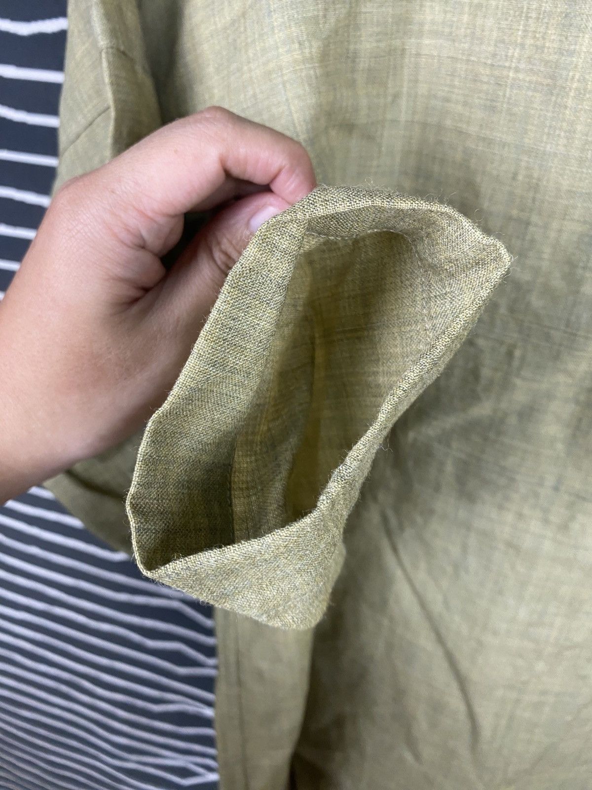 Issey Miyake Issey Miyake Plantation Linen Shirt Size US M / EU 48-50 / 2 - 5 Thumbnail
