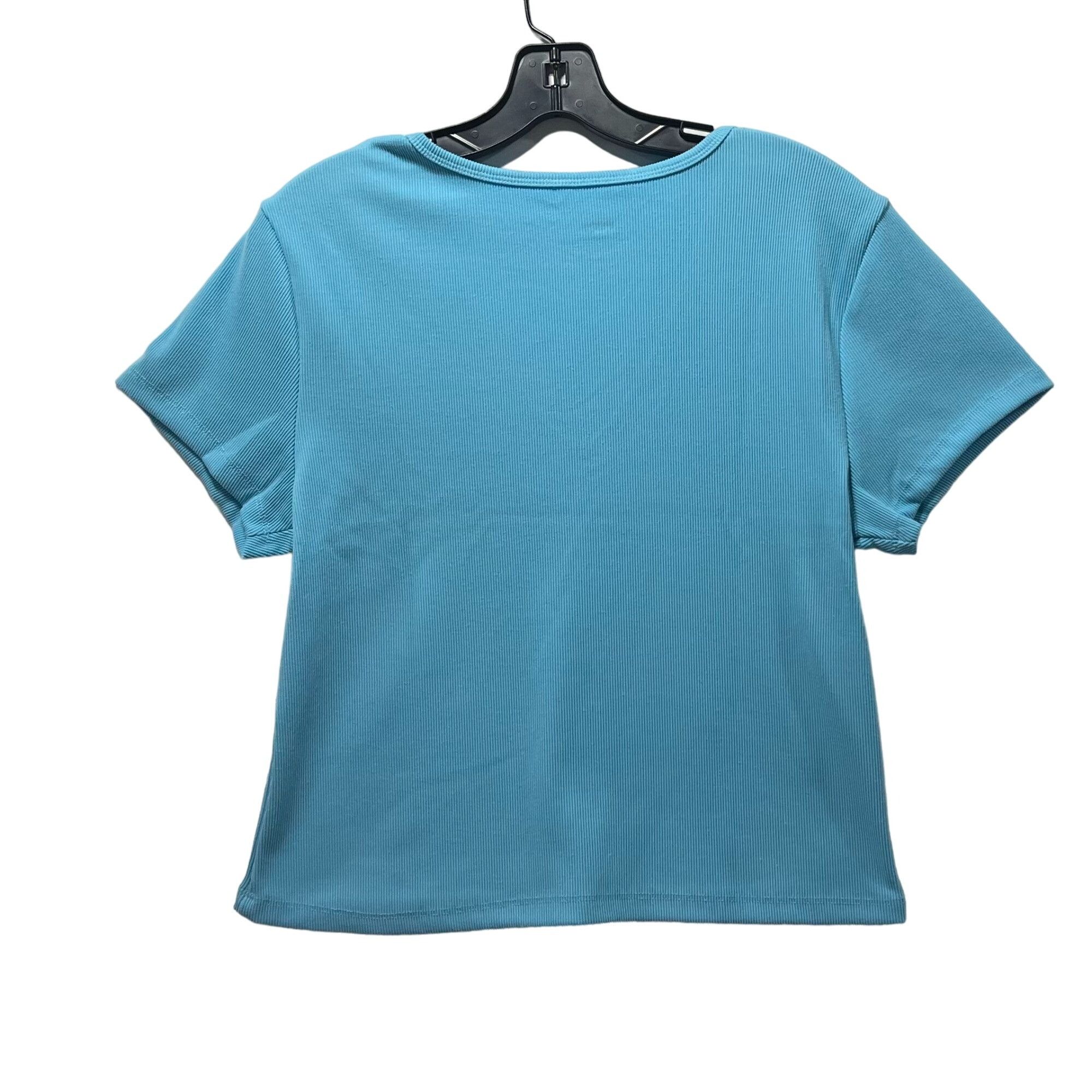 Other Rue + - Women's Short Sleeve Top - Light Blue - 2X Size XXL / US 16-18 / IT 52-54 - 2 Thumbnail