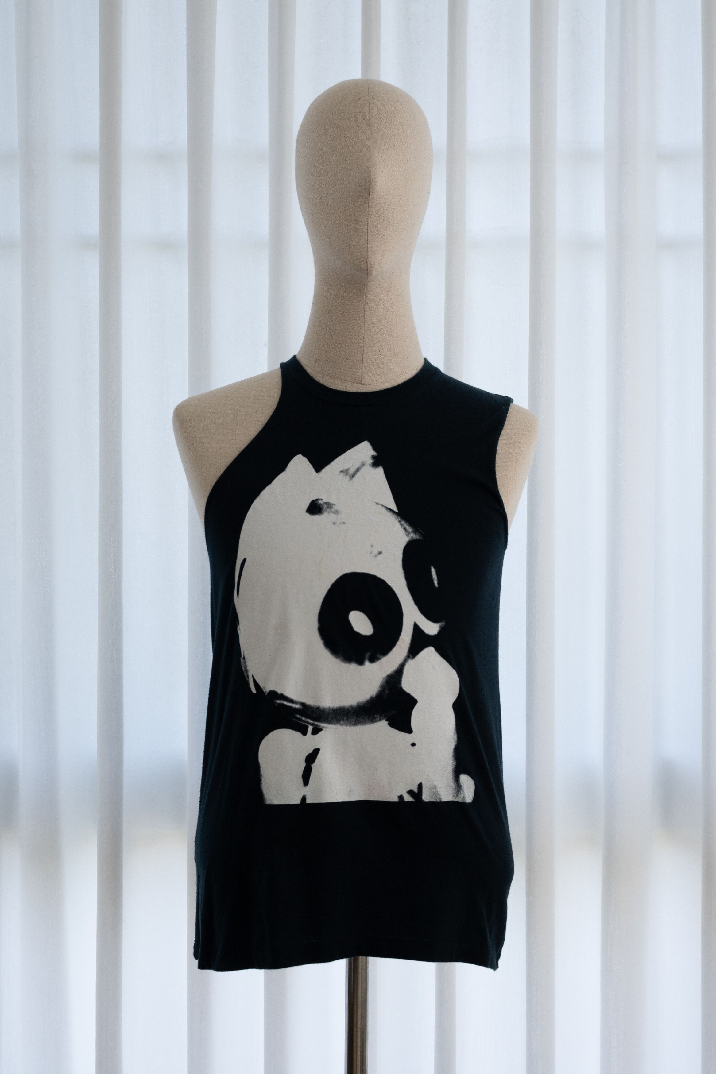 Helmut Lang SS2003 HELMUT LANG FELIX ASYMMETRICAL TANK TOP