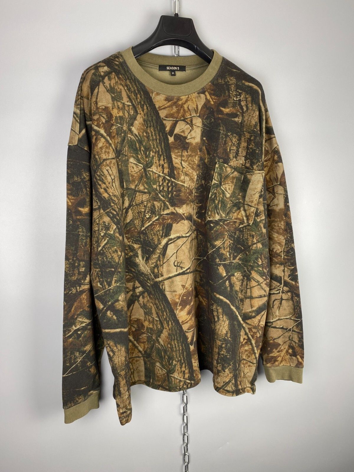 Yeezy Season 5 Yeezy Season Camo Forest Crew Sweatshirt Size US L / EU 52-54 / 3 - 2 Thumbnail