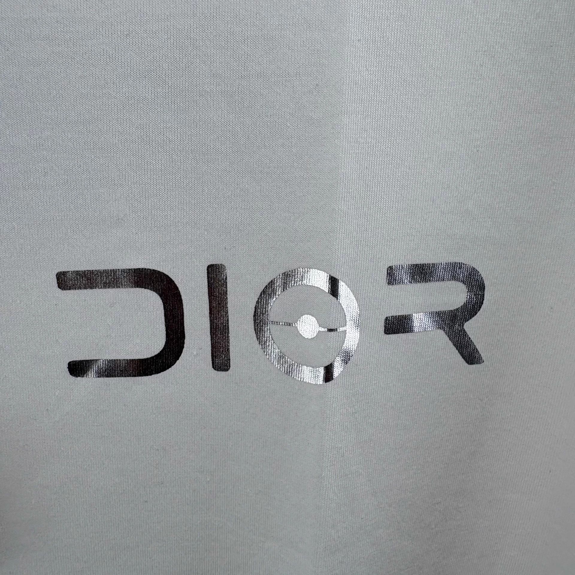 Dior Dior White Sequin Logo Short-Sleeve Tee XL NWT Size US XL / EU 56 / 4 - 4 Thumbnail