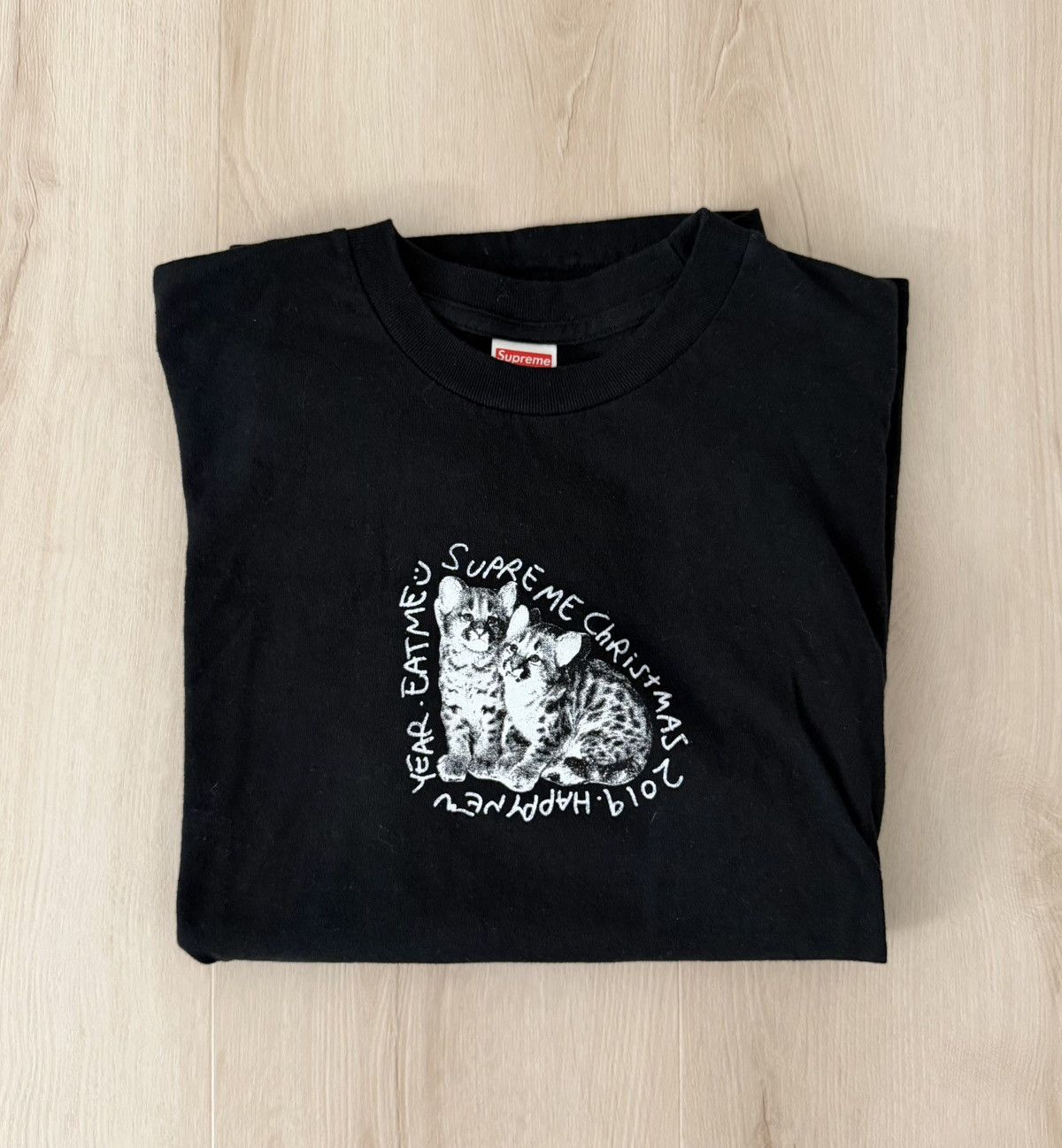 Supreme Supreme FW19 Eat Me Tee Black Size US M / EU 48-50 / 2 - 8 Thumbnail