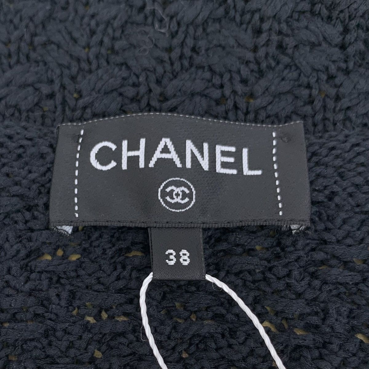 Chanel Chanel Black Multi-Pocket Cotton Lapel Knit Cardigan Jacket Size S / US 4 / IT 40 - 6 Thumbnail