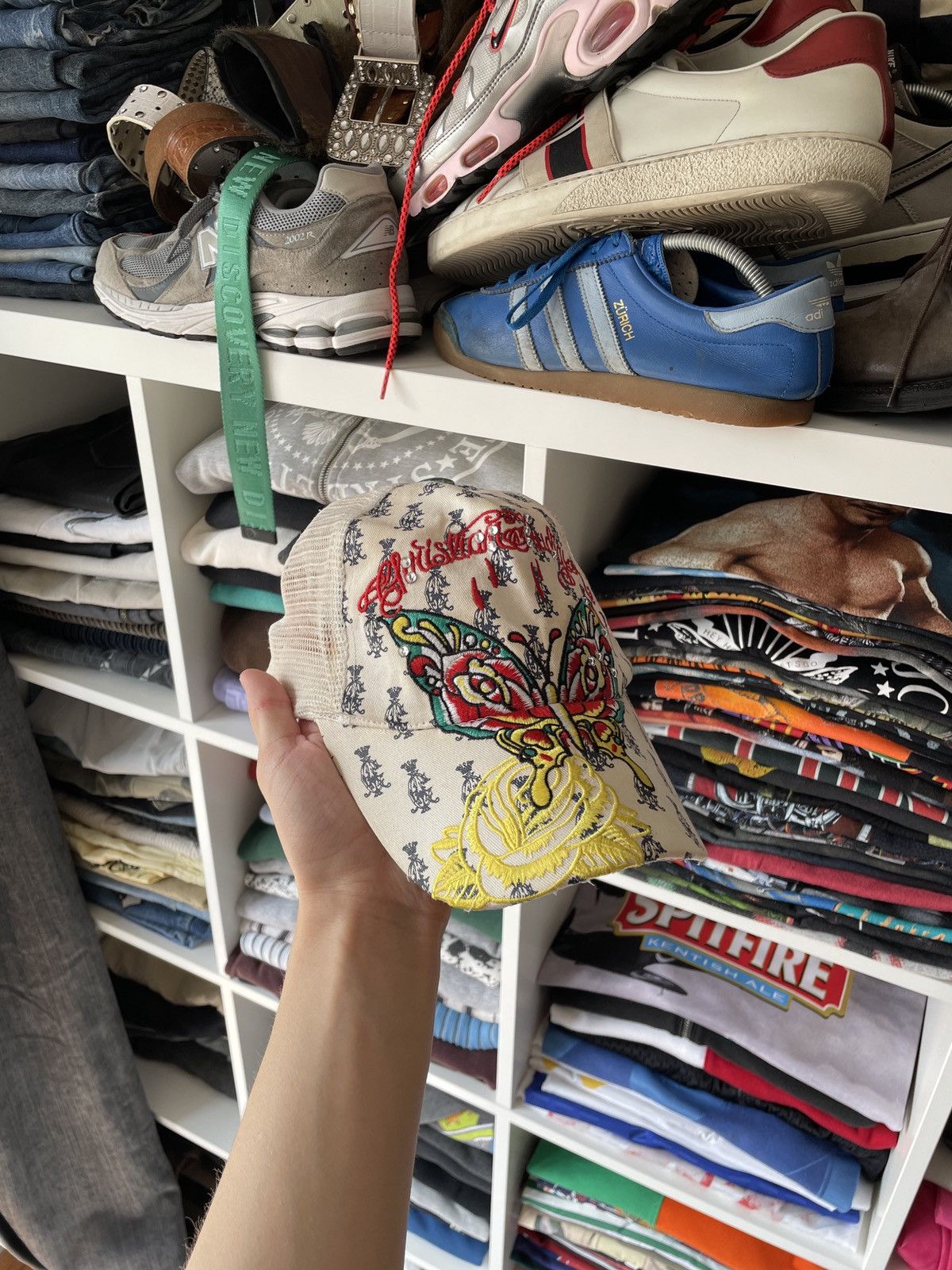 Christian Audigier × Ed Hardy Ed Hardy Cap All Over Print Big Logo By Christian Audigier Size ONE SIZE - 1 Thumbnail