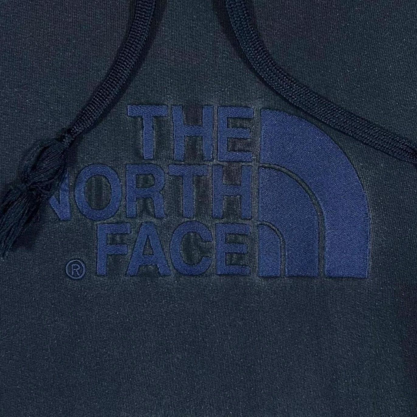 The North Face The North Face TNF Classic Embroidered Big Logo Spellout Navy Blue Hoodie Small Size US S / EU 44-46 / 1 - 4 Thumbnail
