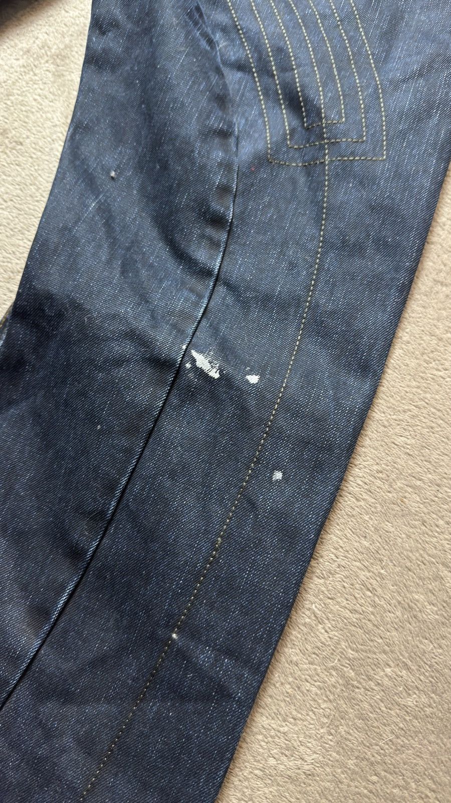 Vintage Straight Wash Jeans Y2K diesel armani lgb ifsixwasnine d&g Size US 32 / EU 48 - 6 Thumbnail