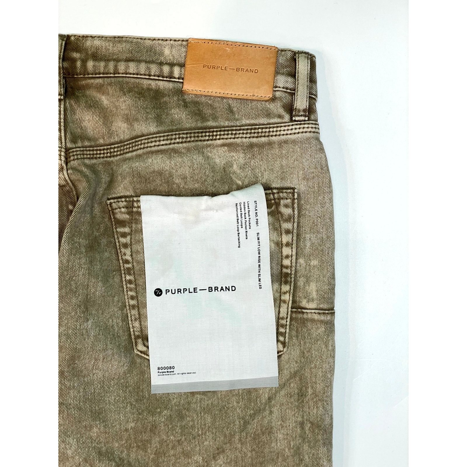 Purple Purple Tan Jeans Size US 31 - 3 Thumbnail