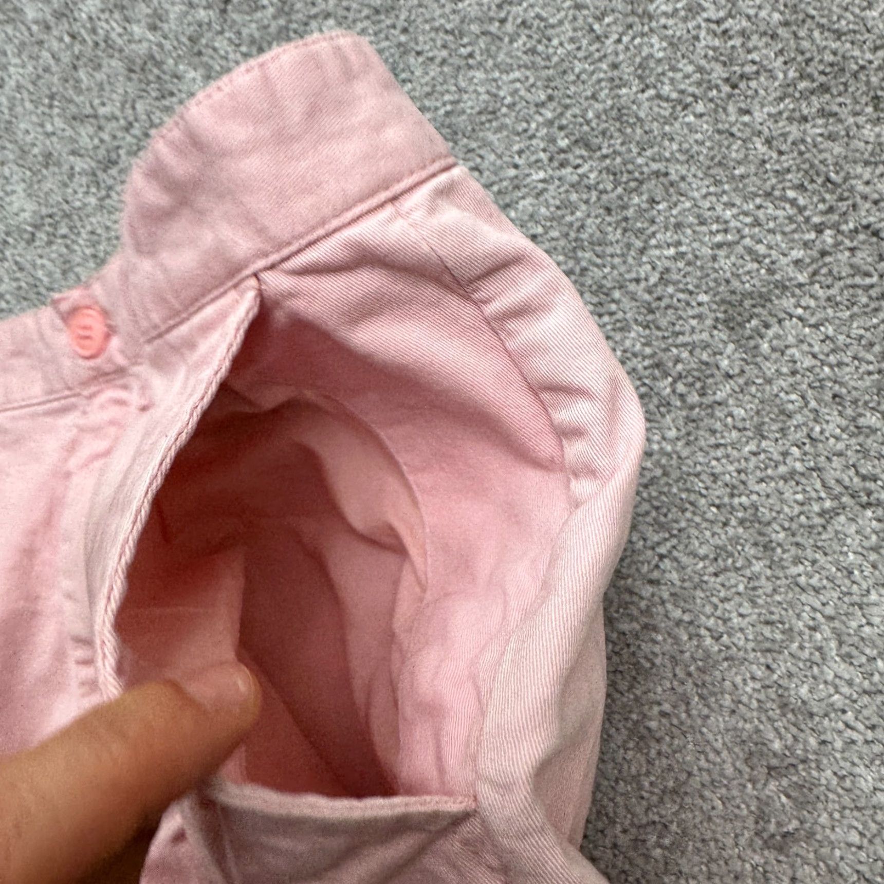 Obey OBEY Chino Shorts Mens 30 Pink Flat Front Cotton Casual Summer Short with Pockets, Regular Rise, 7in Inseam, Preppy Outdoor Style Mens Clothing Size US 30 / EU 46 - 4 Thumbnail