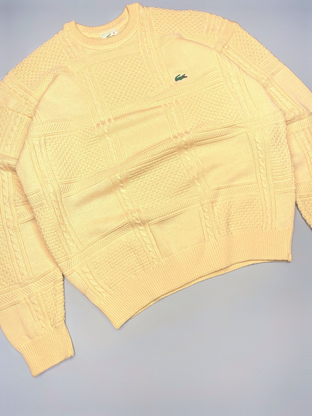 Lacoste × Vintage RARE Vintage 90’s Lacoste Sweater Y2k Size US L / EU 52-54 / 3 - 4 Thumbnail